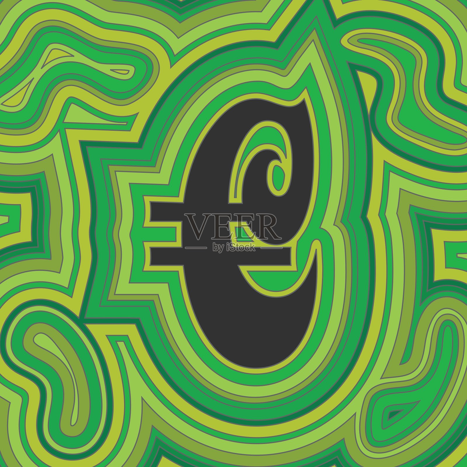 欧元的标志插画图片素材