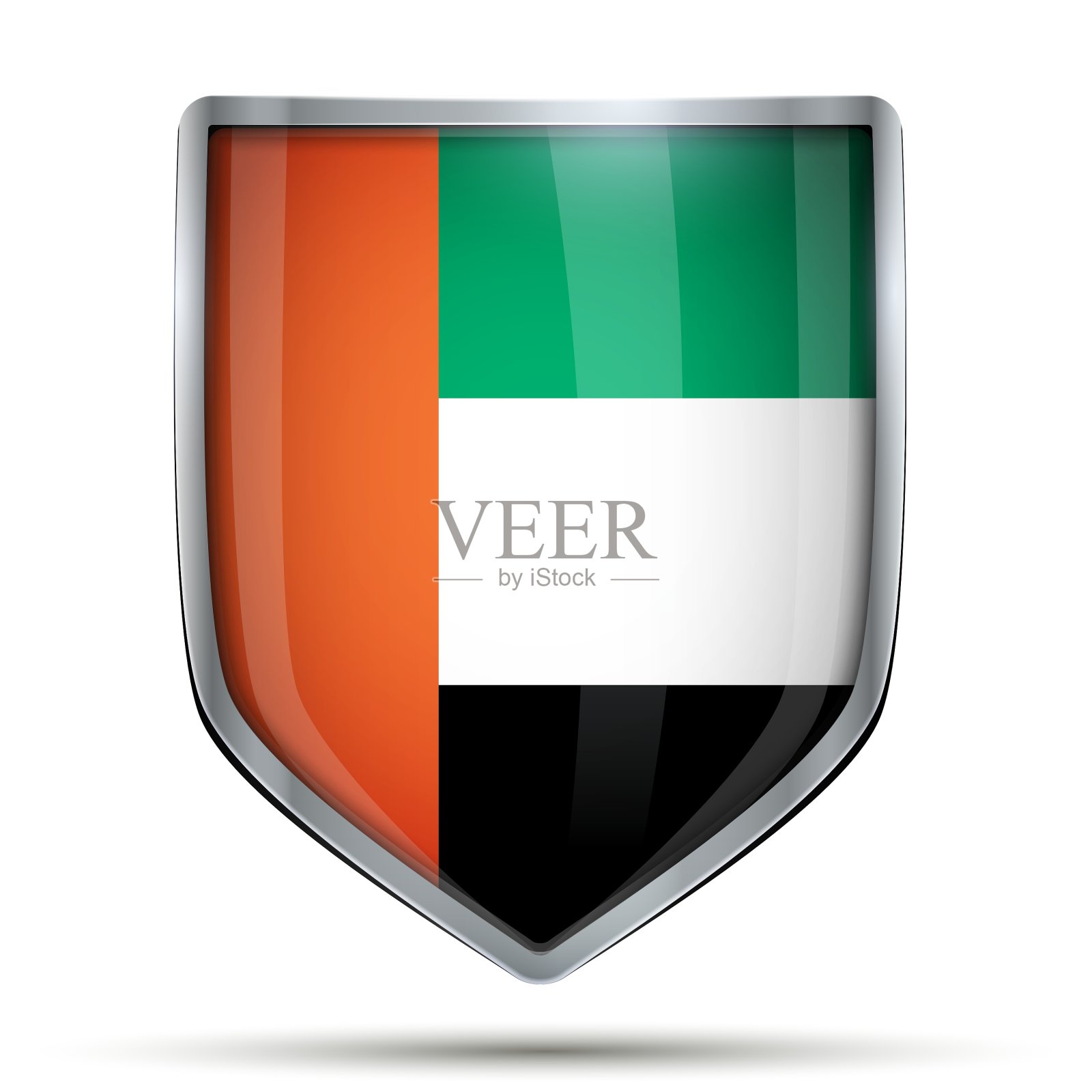 阿联酋国旗盾设计元素图片