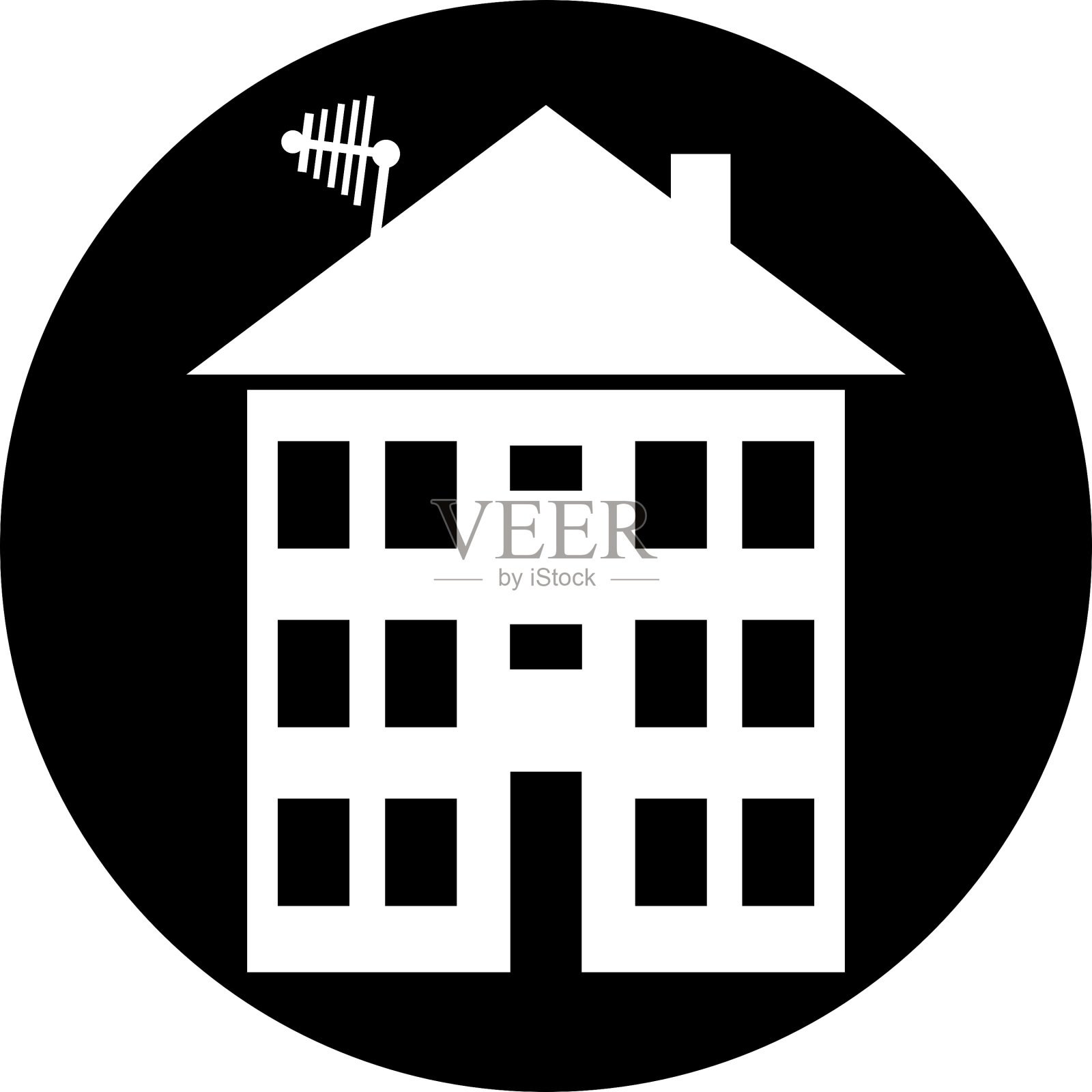 公寓按钮图标素材