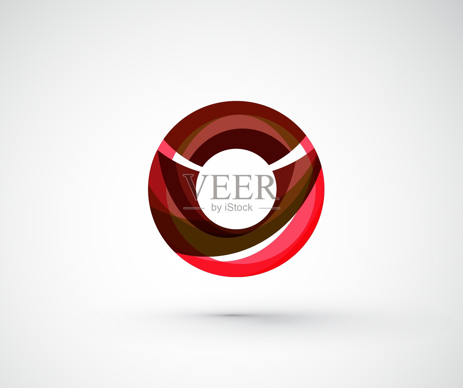 抽象几何公司标志环圆插画图片素材