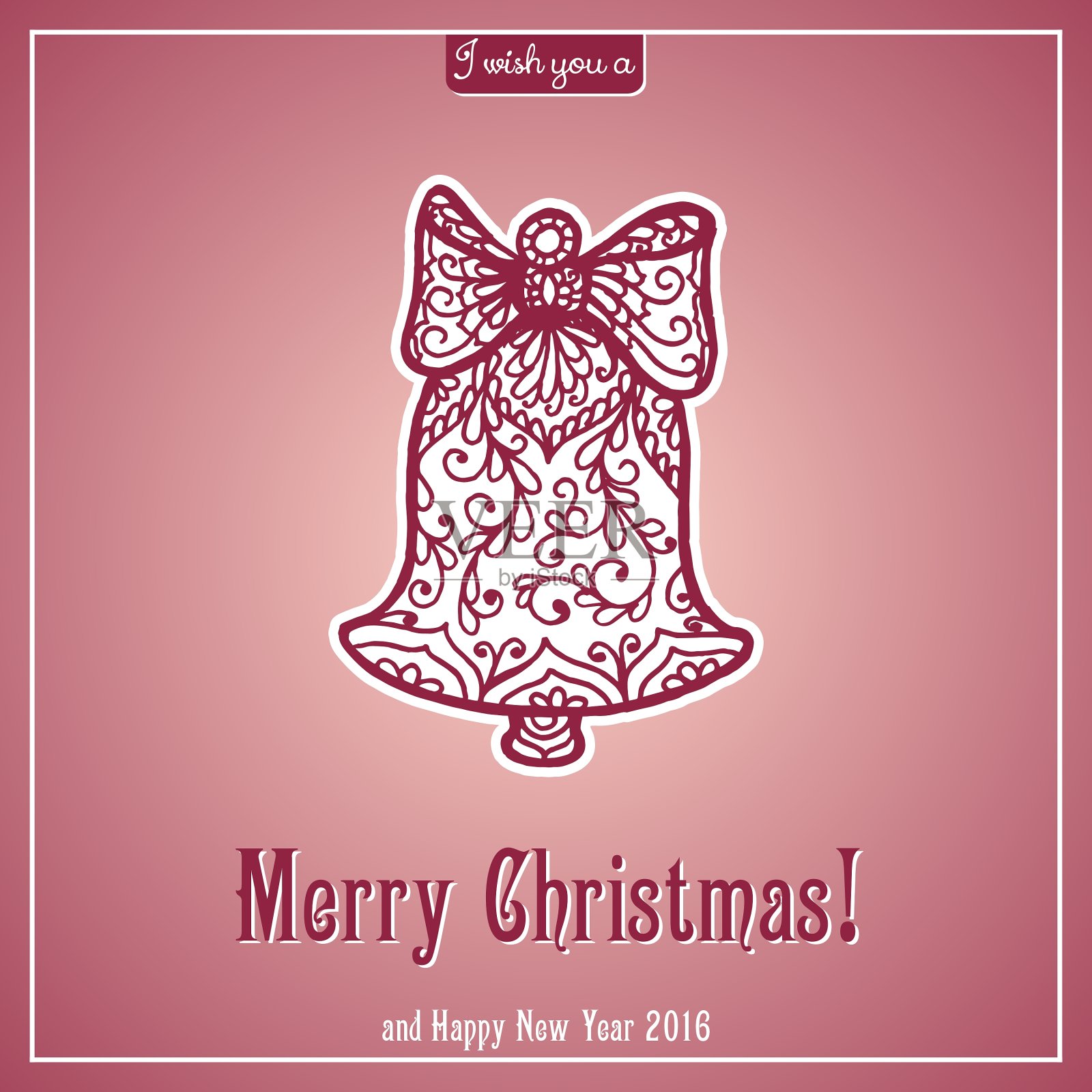 圣诞祝福卡片设计模板素材