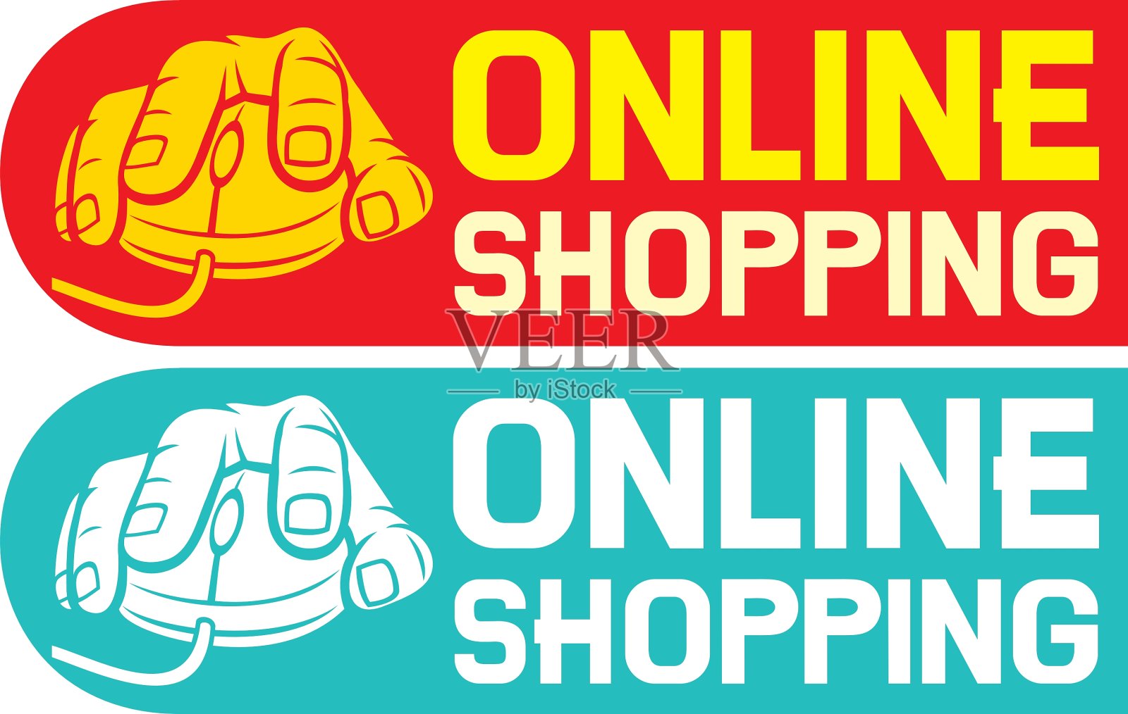 网上购物的设计插画图片素材