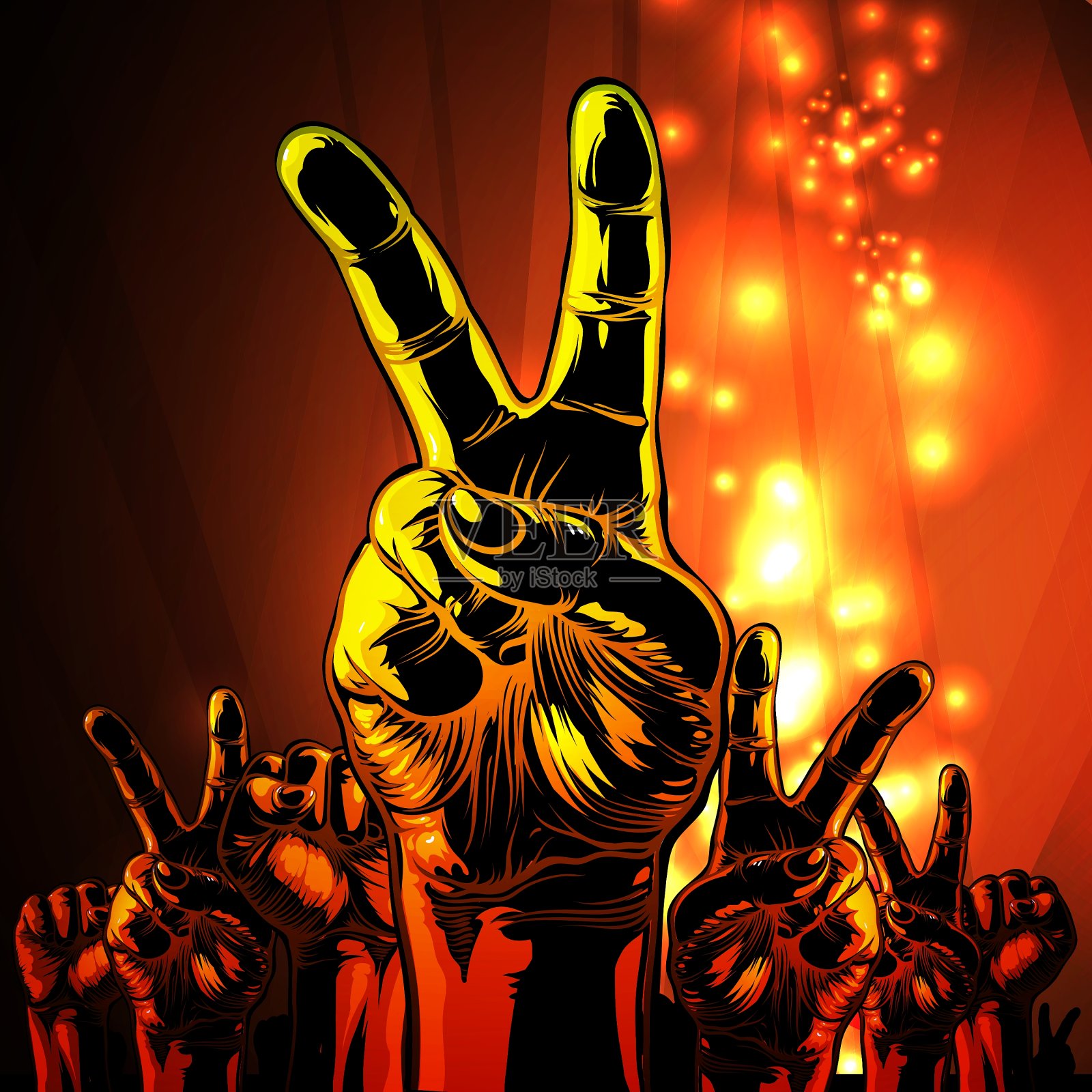 政党背景插画图片素材