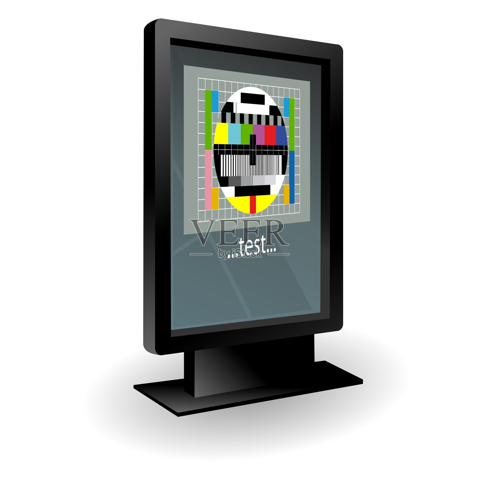 带测试的液晶电视第二部分设计元素图片