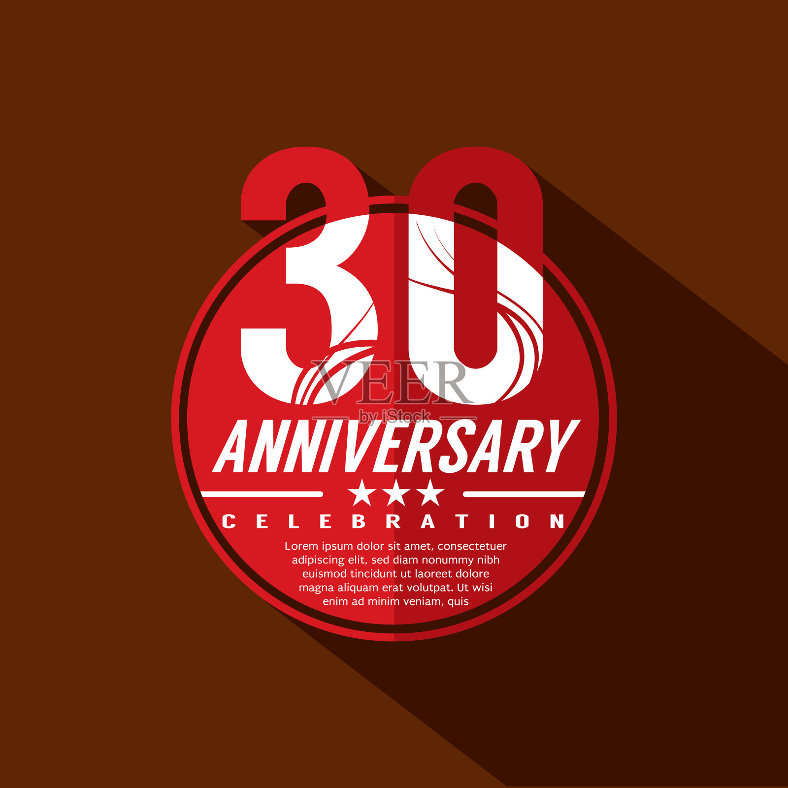 30周年庆典设计插画图片素材