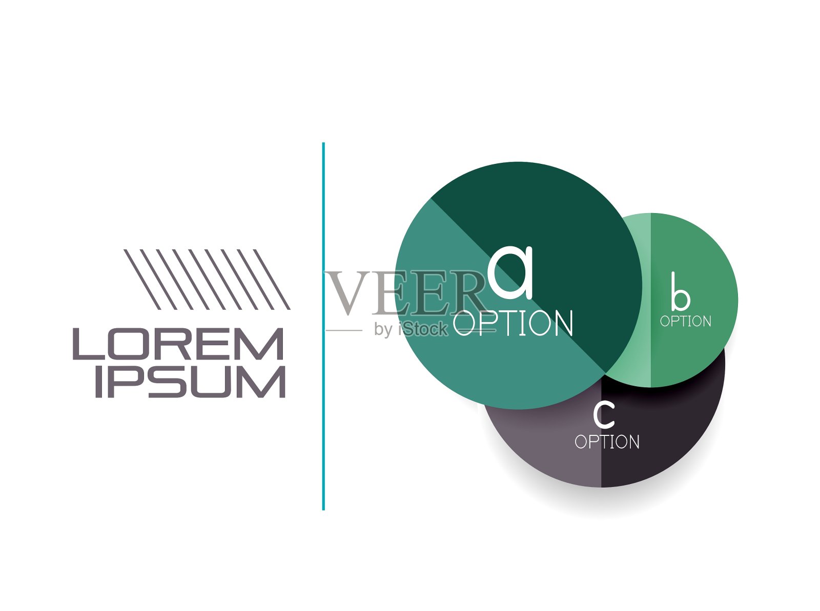 圆形图形信息横幅模板插画图片素材