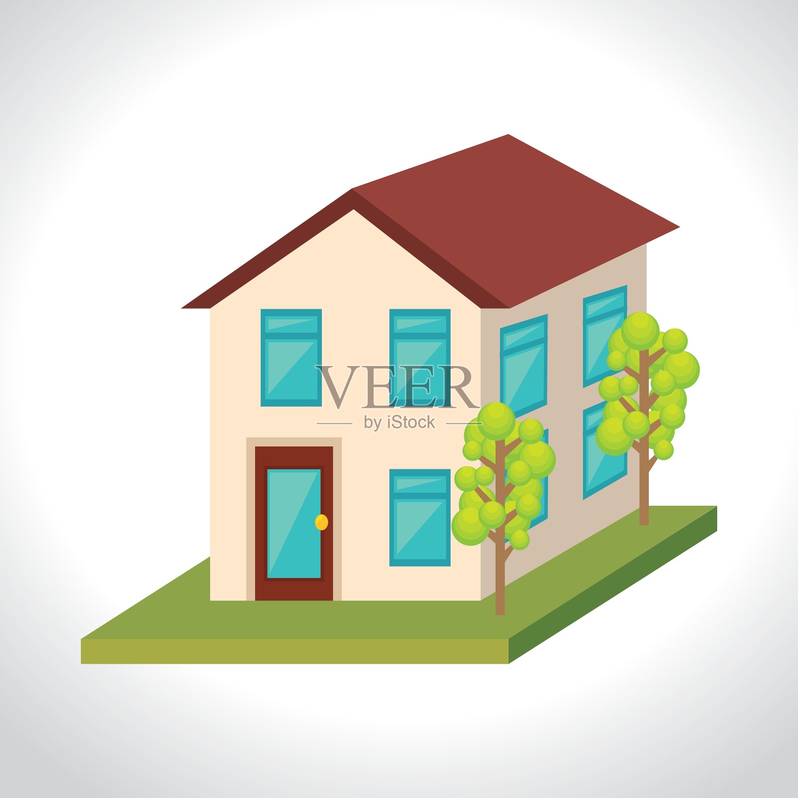 城市和城市景观设计插画图片素材