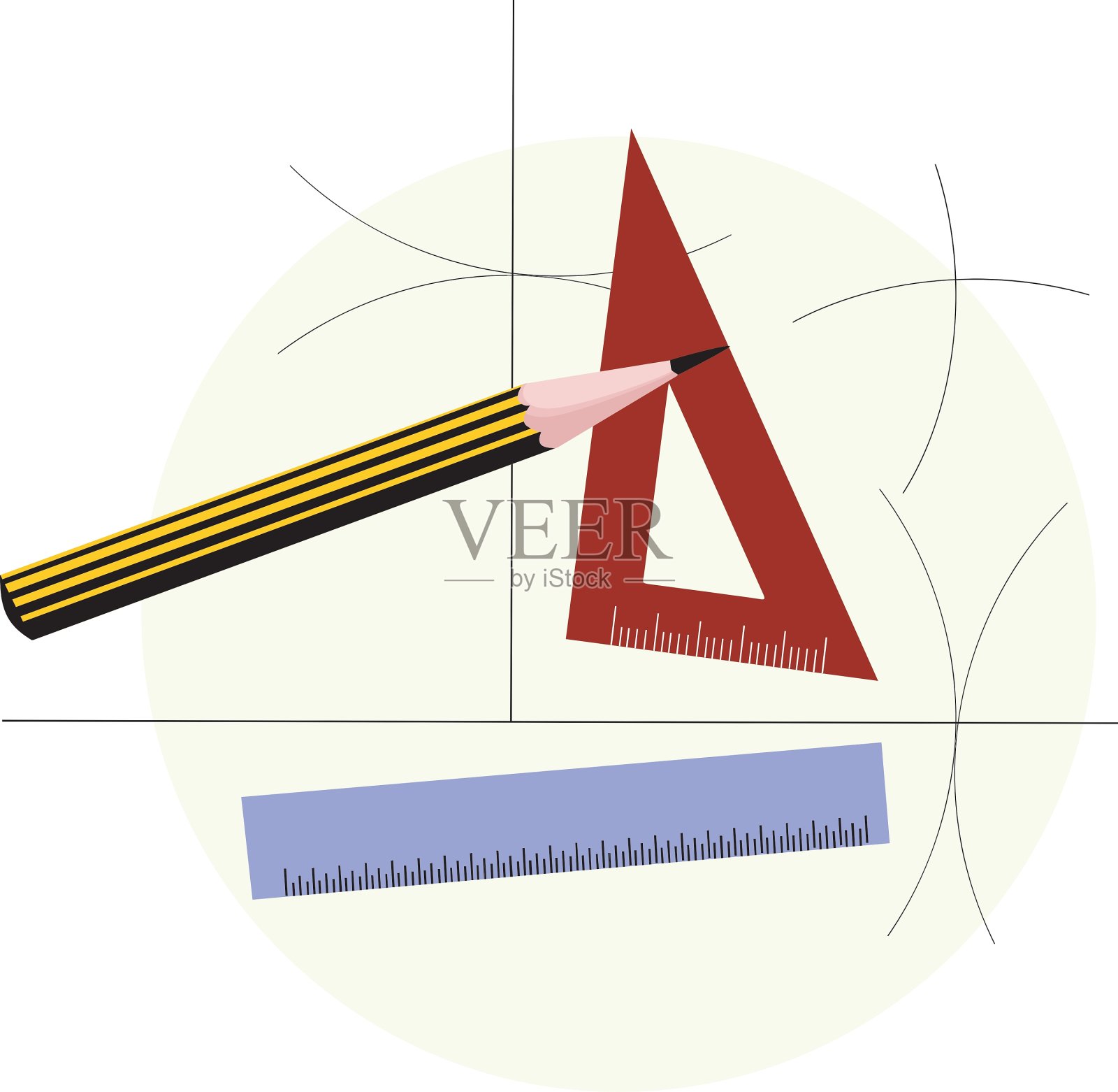 图形工具插画图片素材