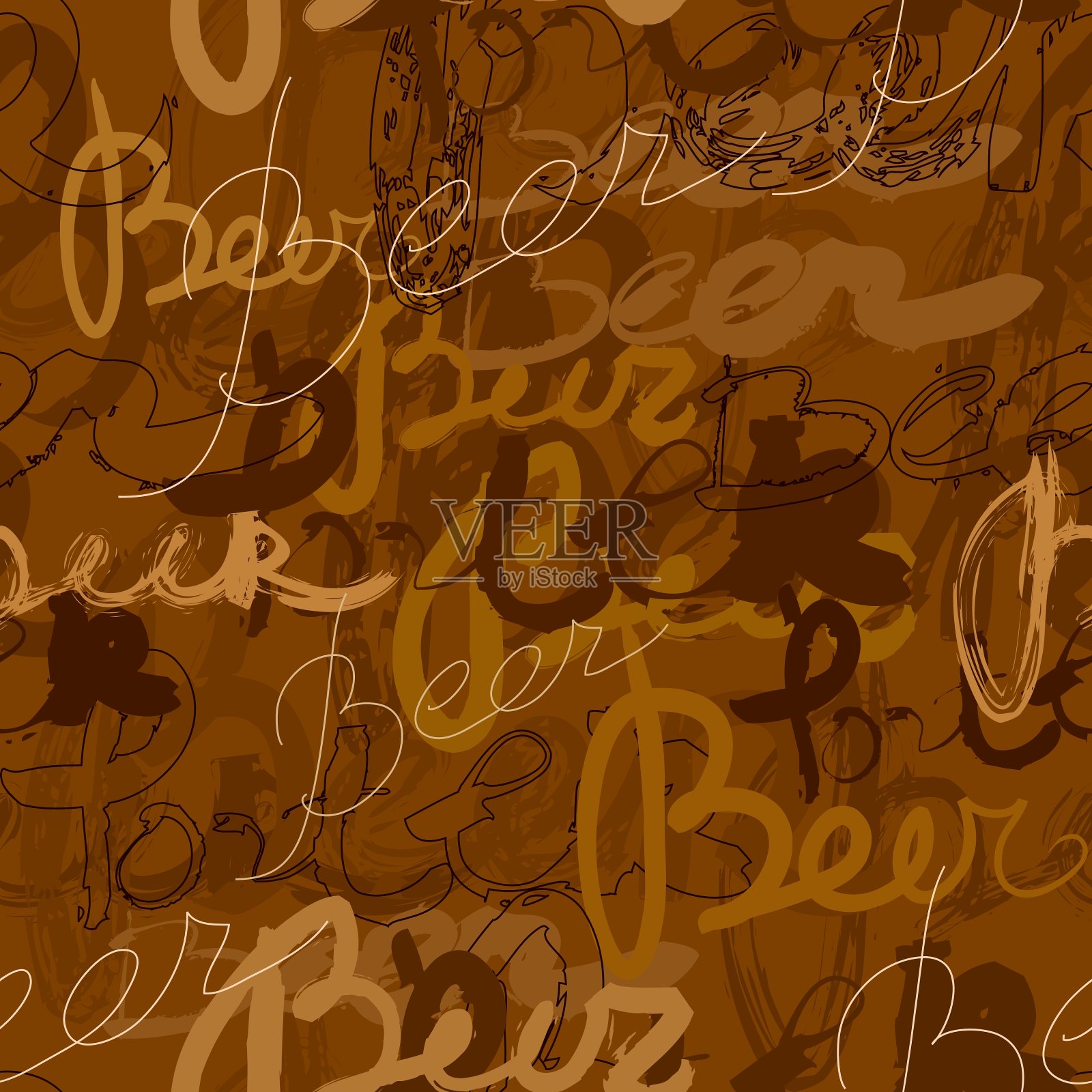 啤酒模式插画图片素材