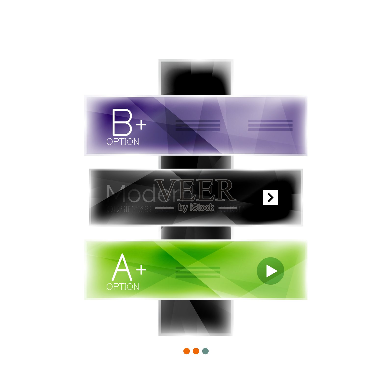 亮条纹商业信息图插画图片素材