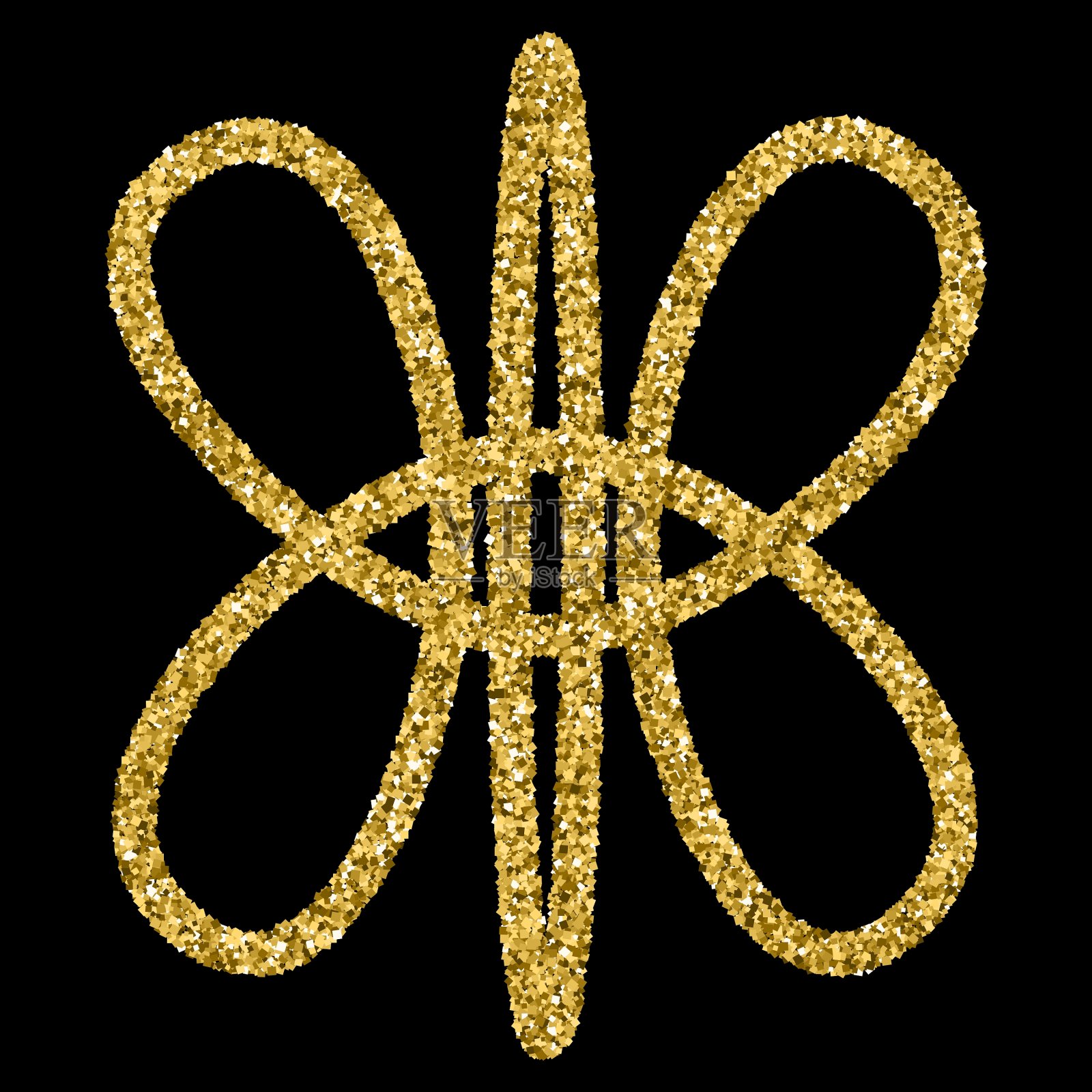 金灿灿的logo模板插画图片素材