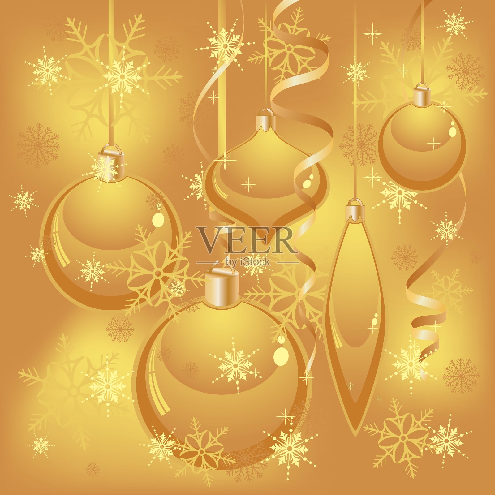 圣诞节的背景插画图片素材