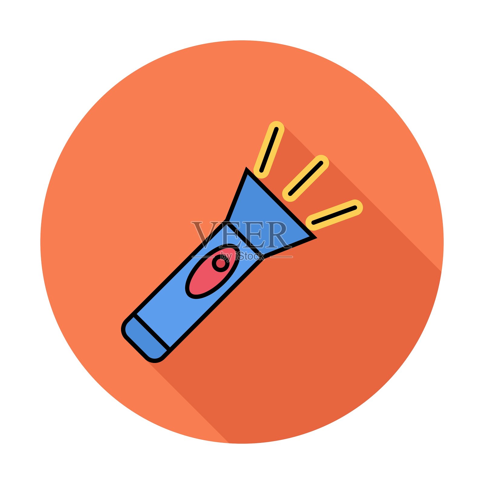 手电筒图标素材