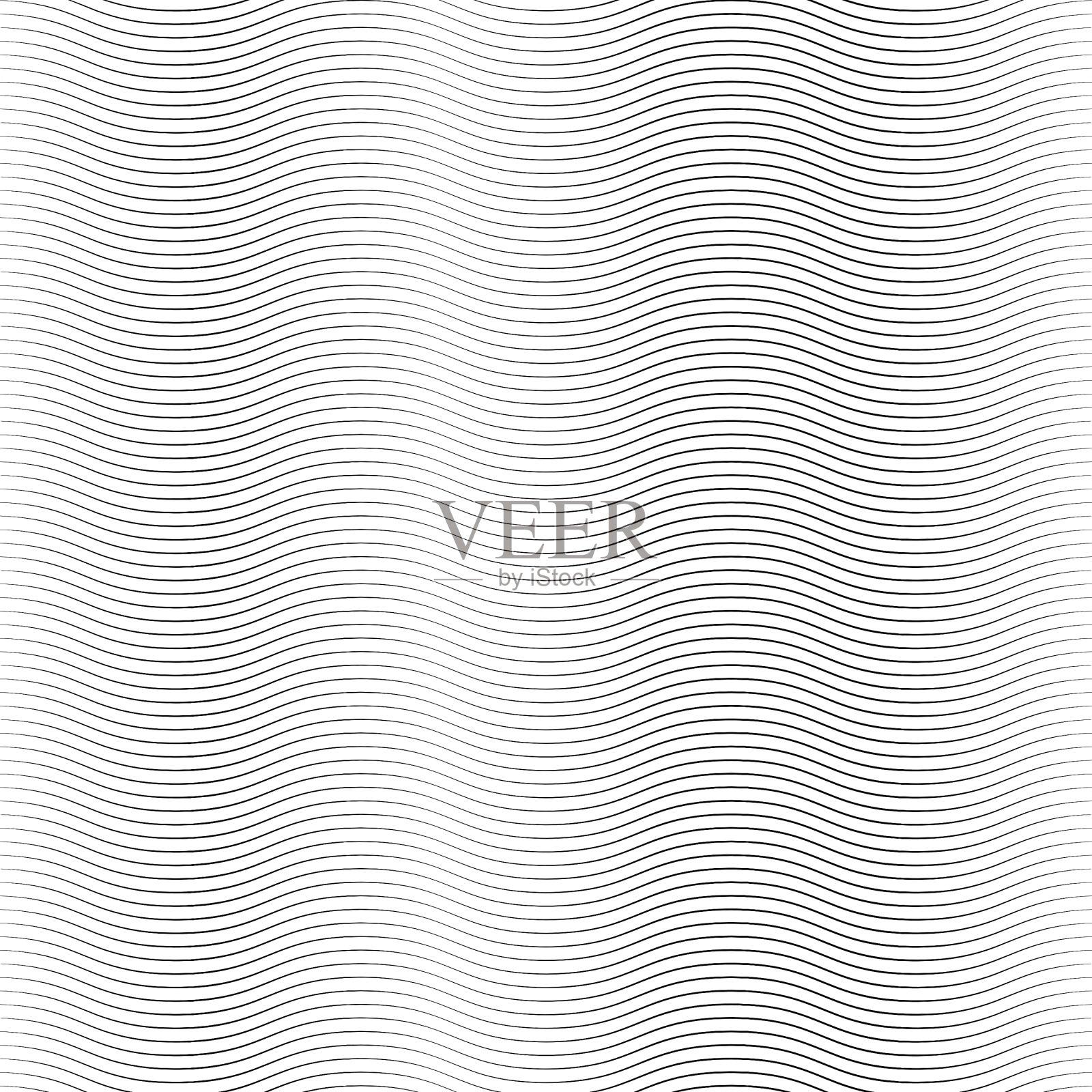 波浪条纹背景插画图片素材