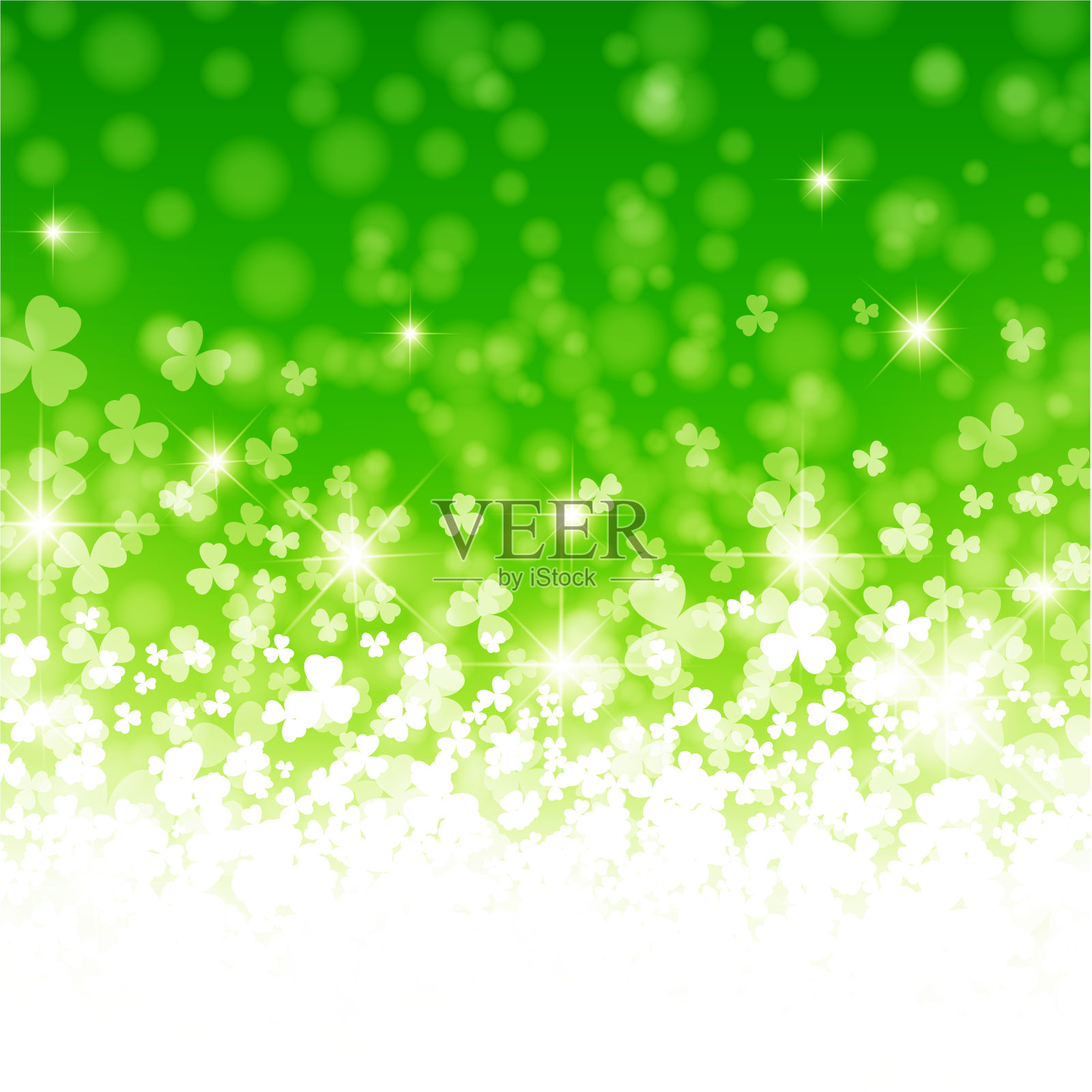 圣帕特里克节背景插画图片素材