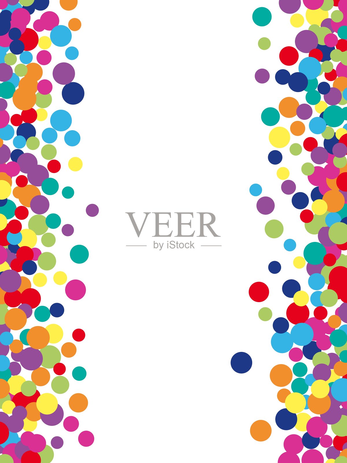 彩色抽象点背景插画图片素材