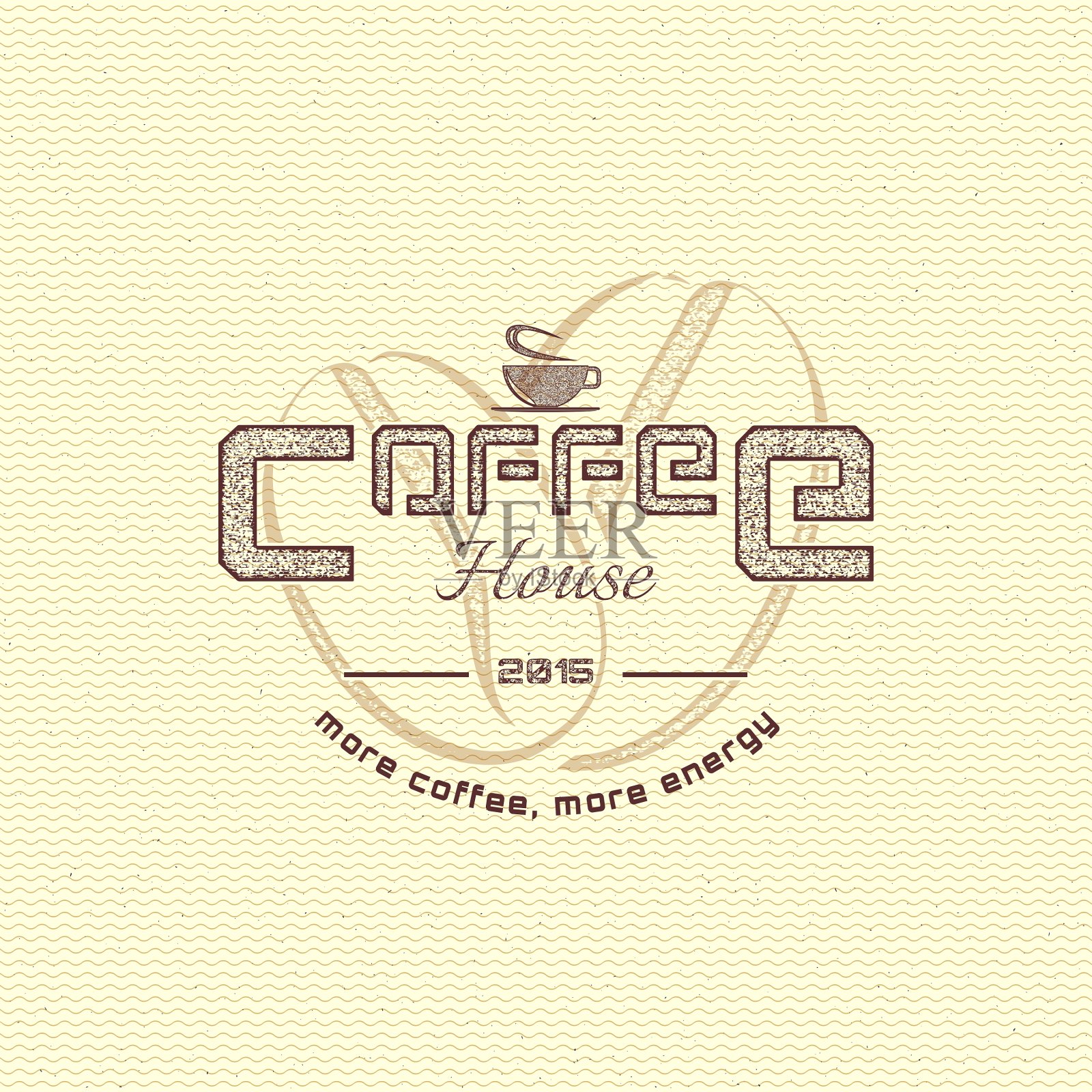 任何用途的咖啡徽章、标志和标签插画图片素材