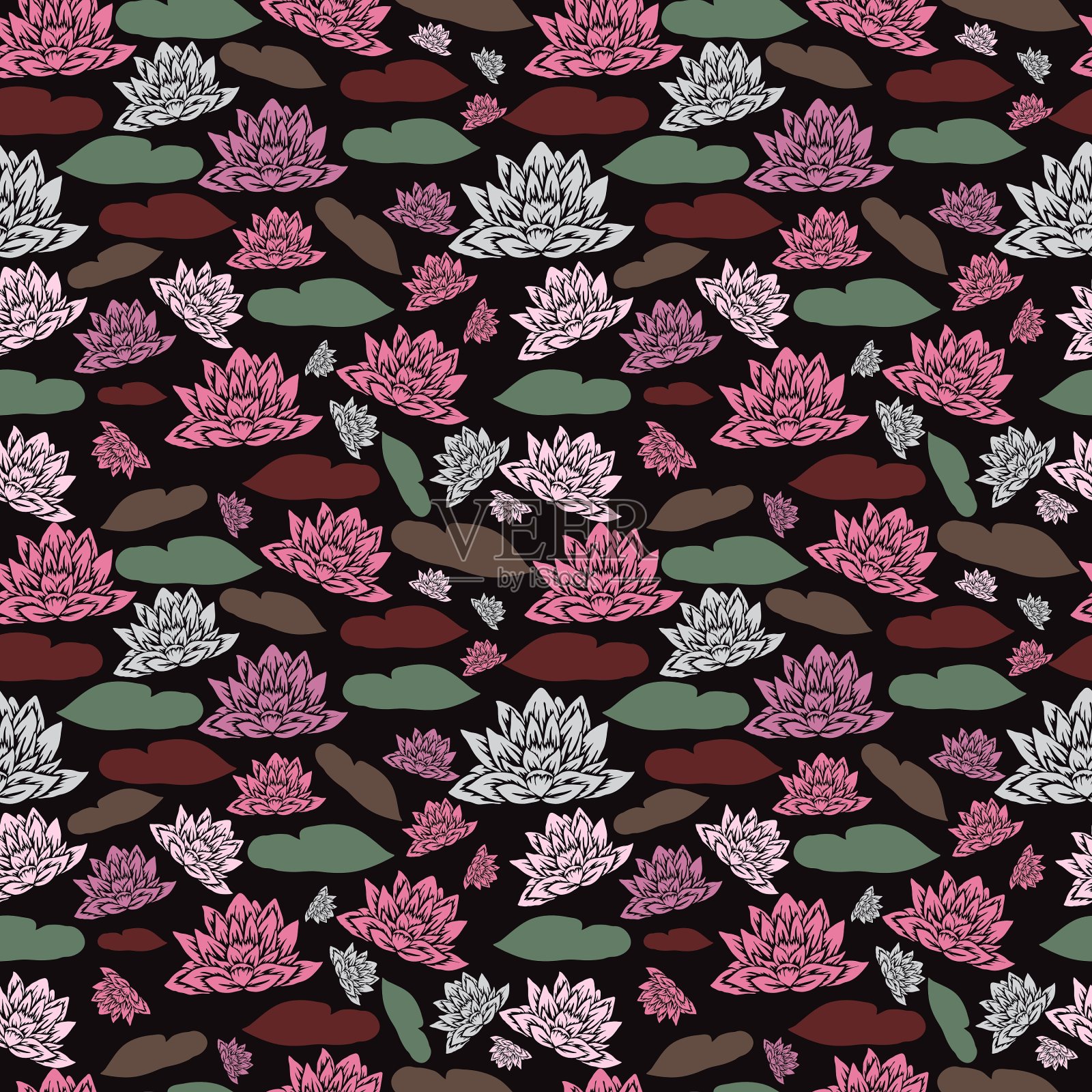 无缝模式插画图片素材