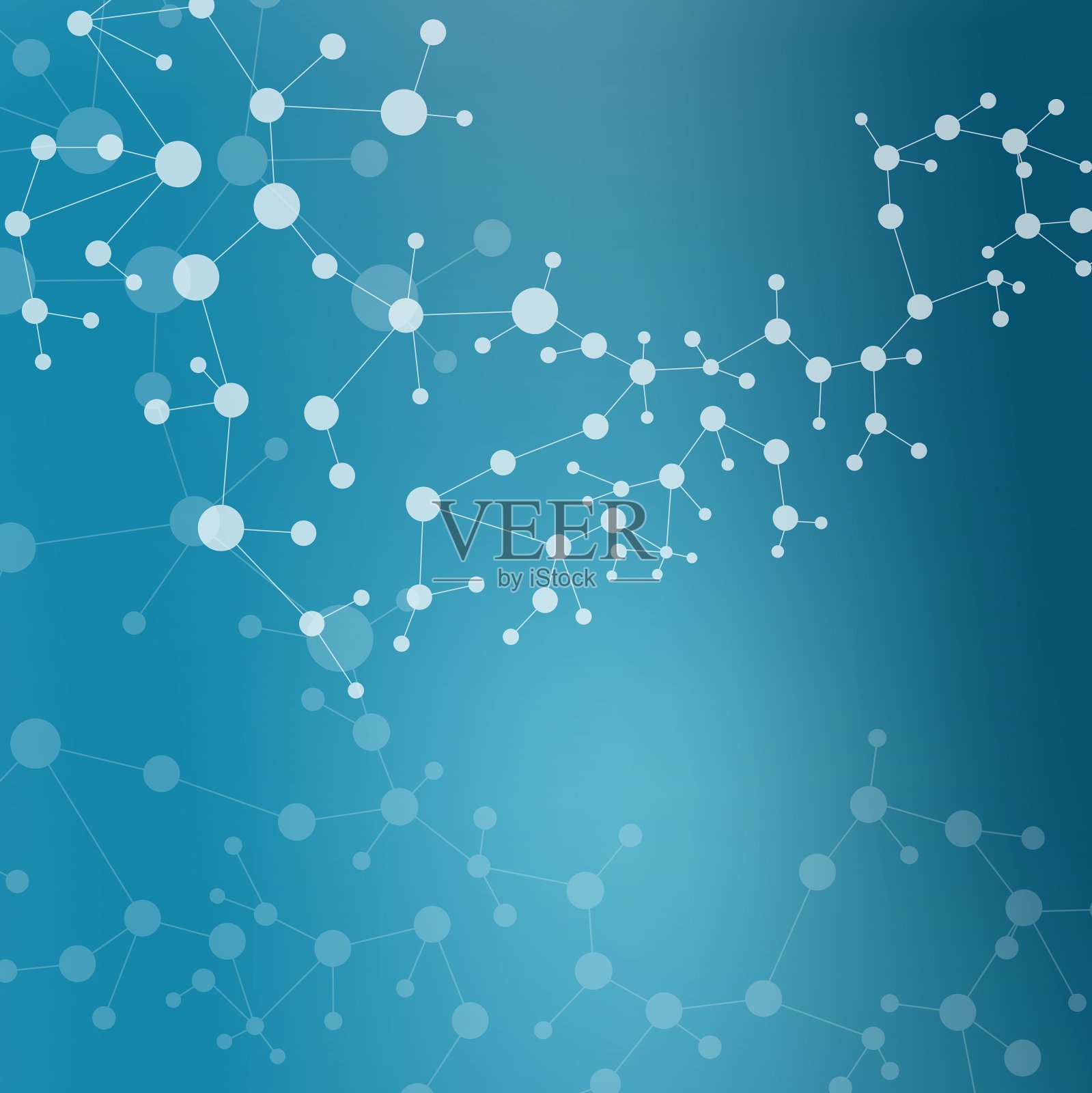 结构分子与通讯Dna原子插画图片素材