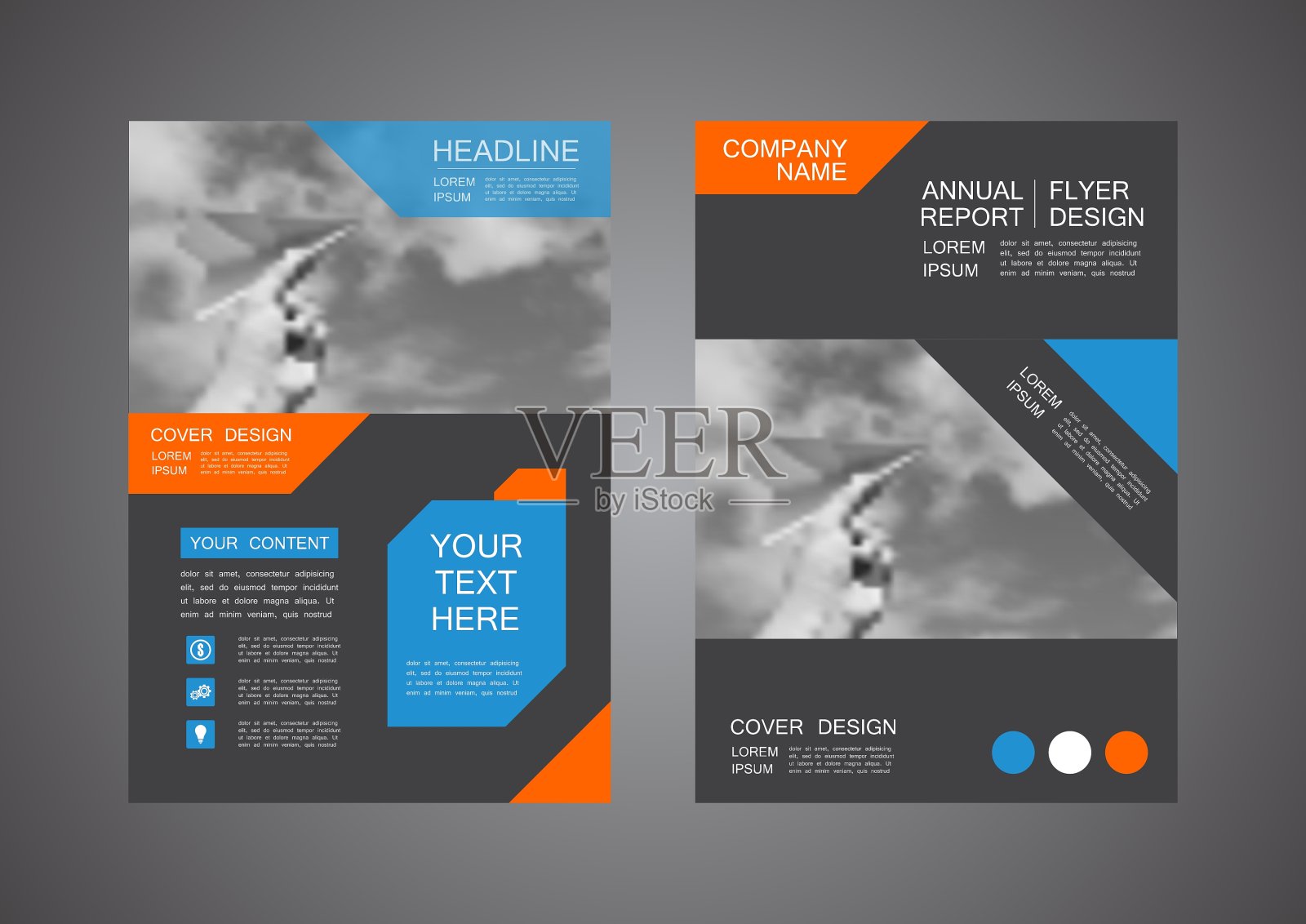 351年传单设计插画图片素材