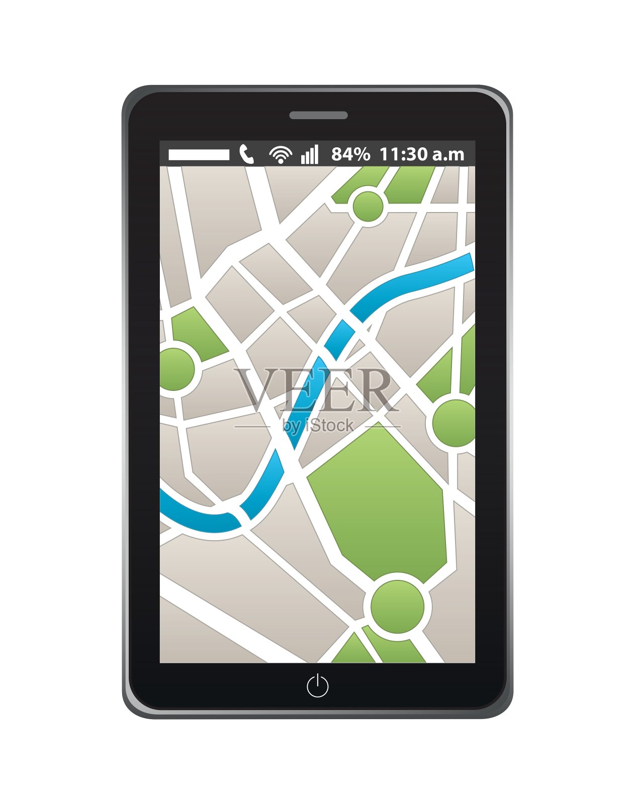 gps技术插画图片素材