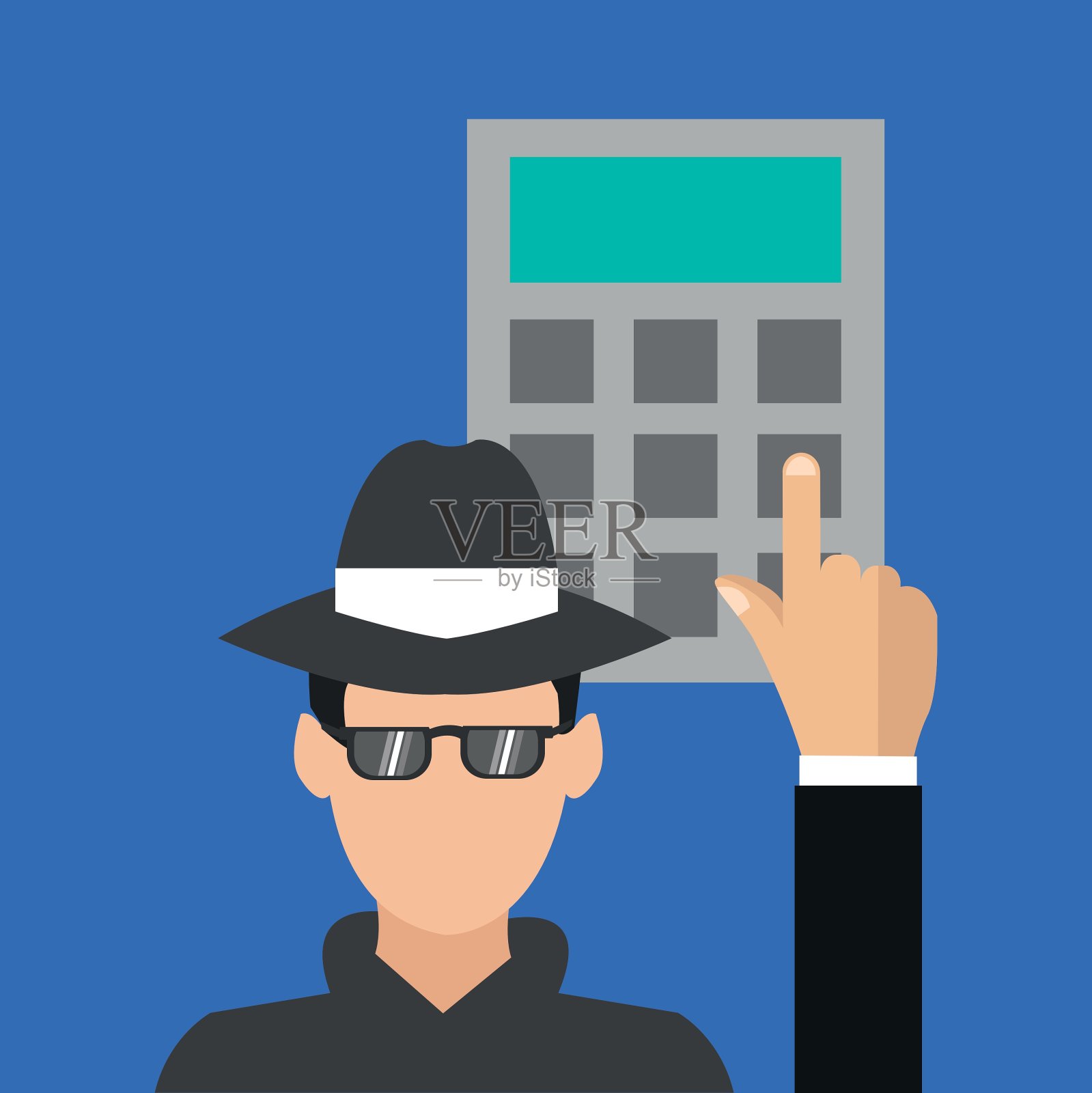 保险设计安全图标隔离插画图片素材