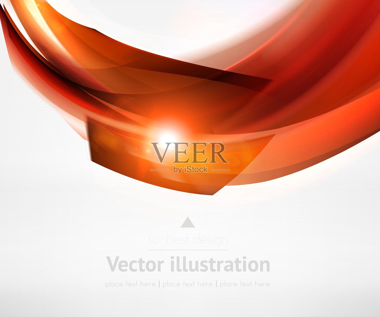 红色元素的奢华设计插画图片素材