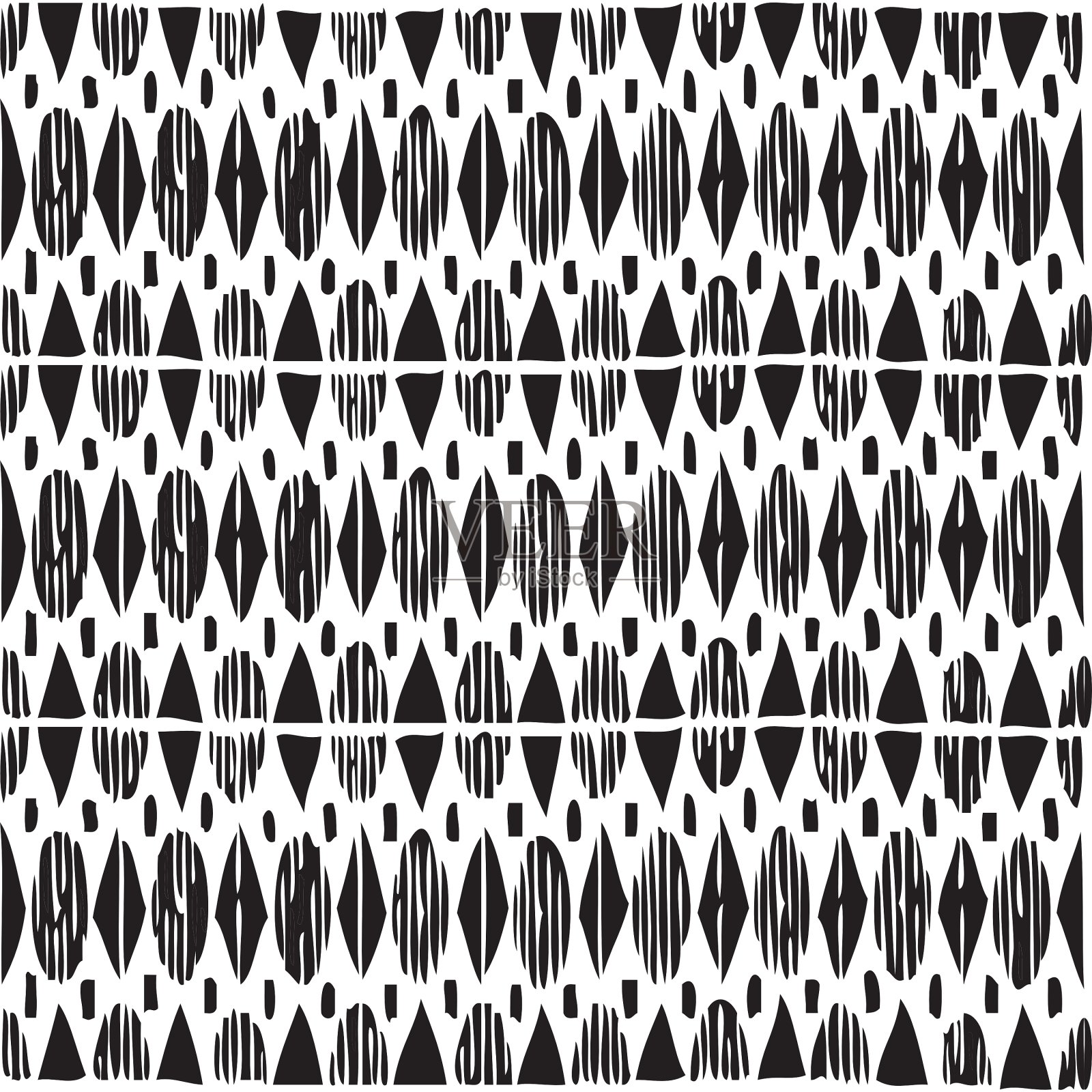 几何无缝图案民族抽象插画图片素材