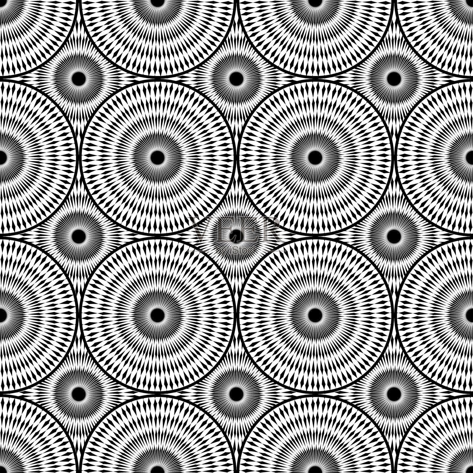 设计无缝单色椭圆背景插画图片素材