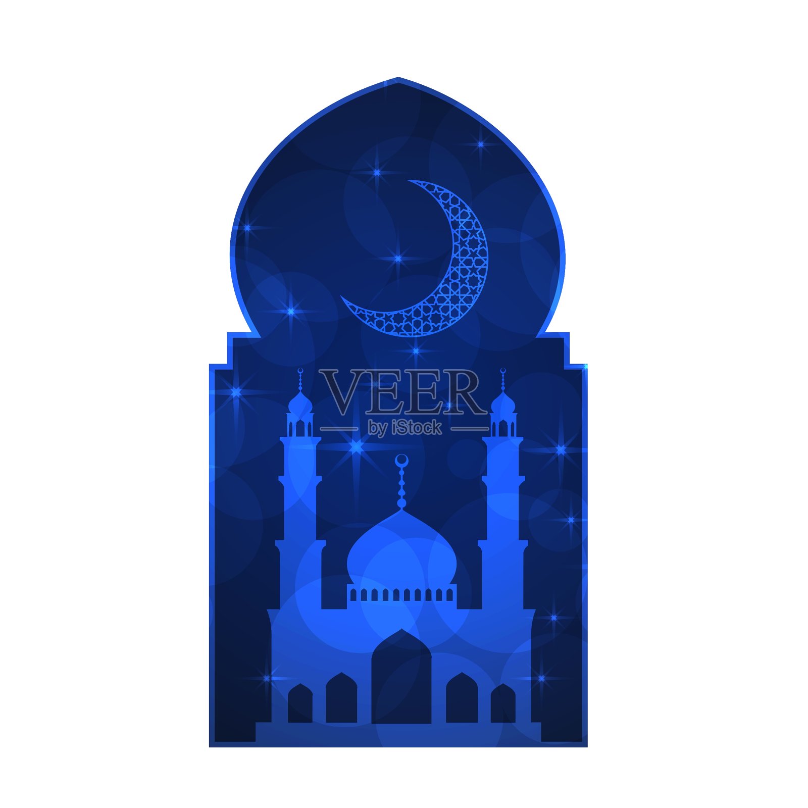 斋月贺卡插画图片素材