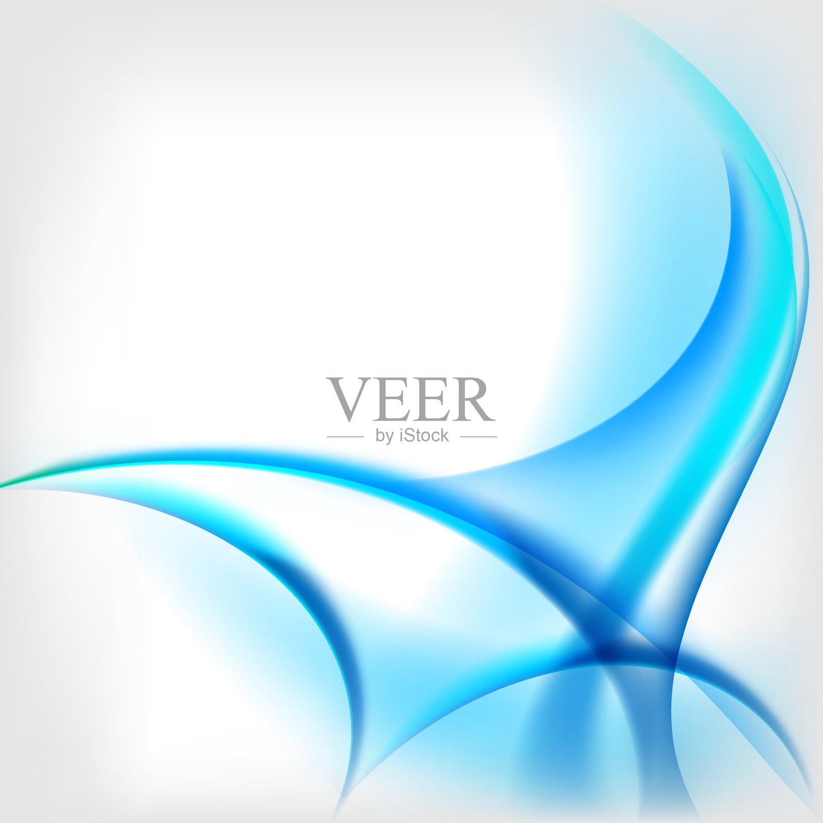 背景上的抽象彩色波插画图片素材