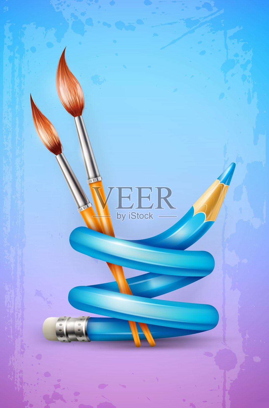 创意艺术理念插画图片素材