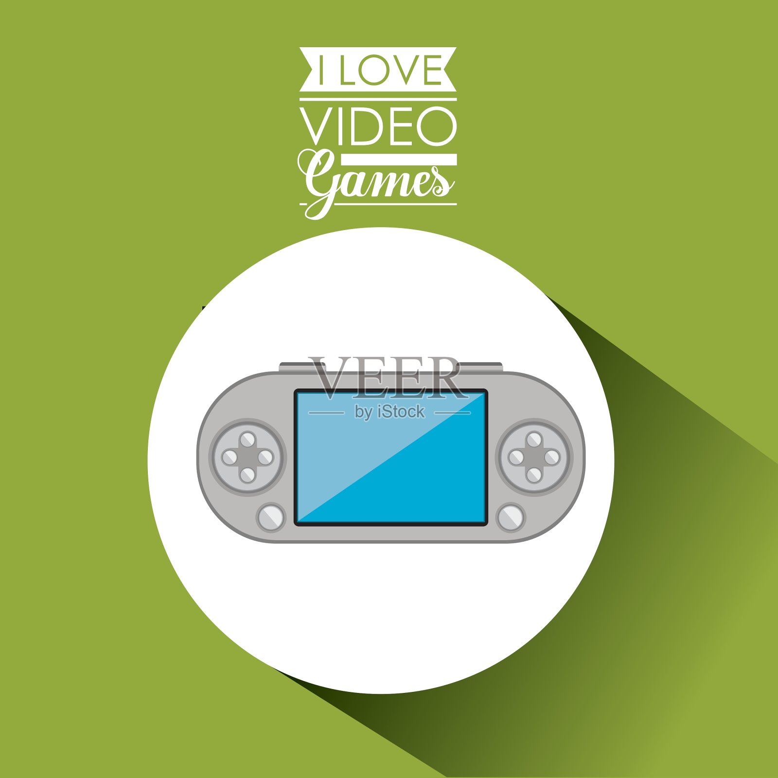 视频游戏设计插画图片素材