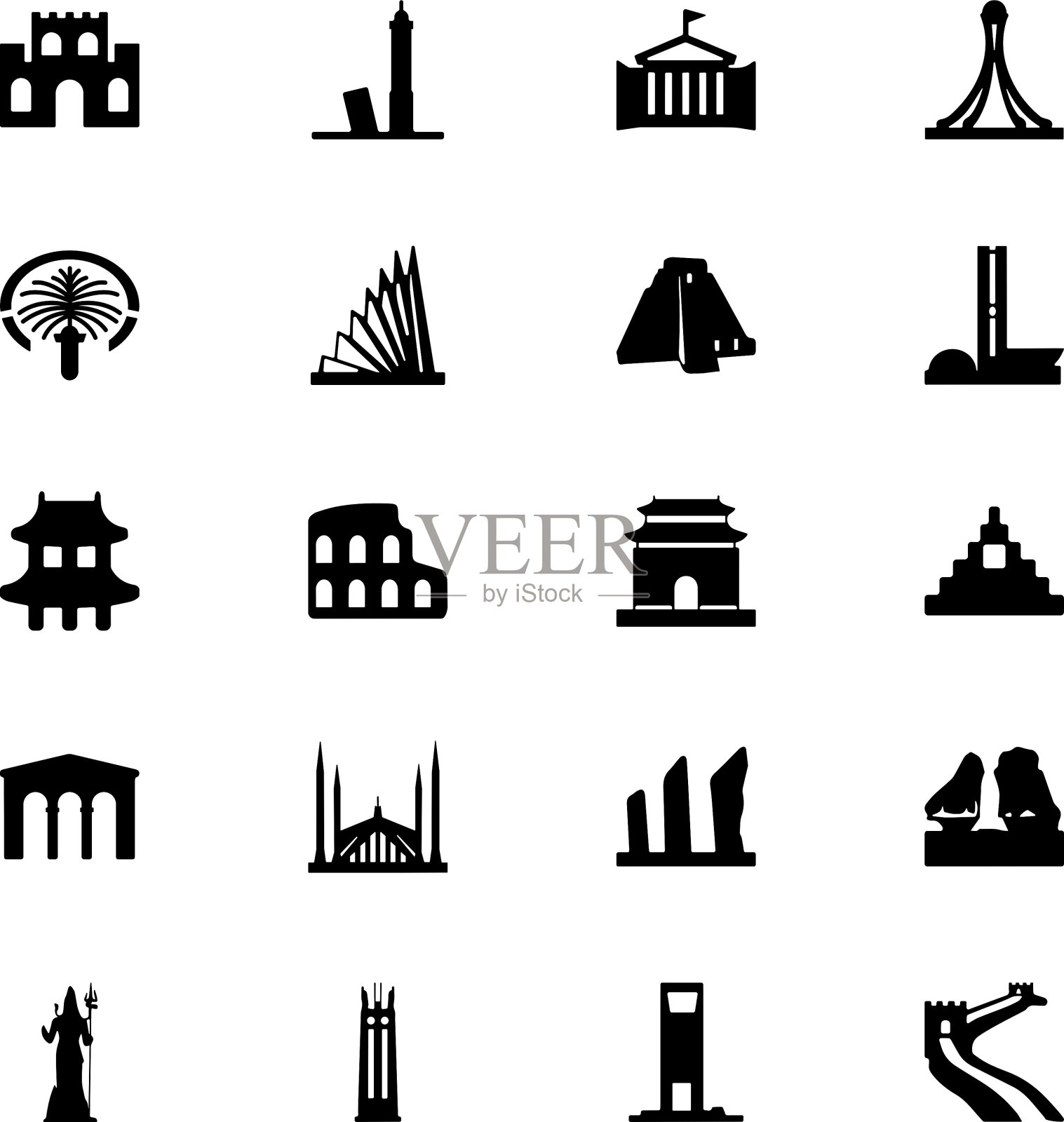 纪念碑图标4图标素材