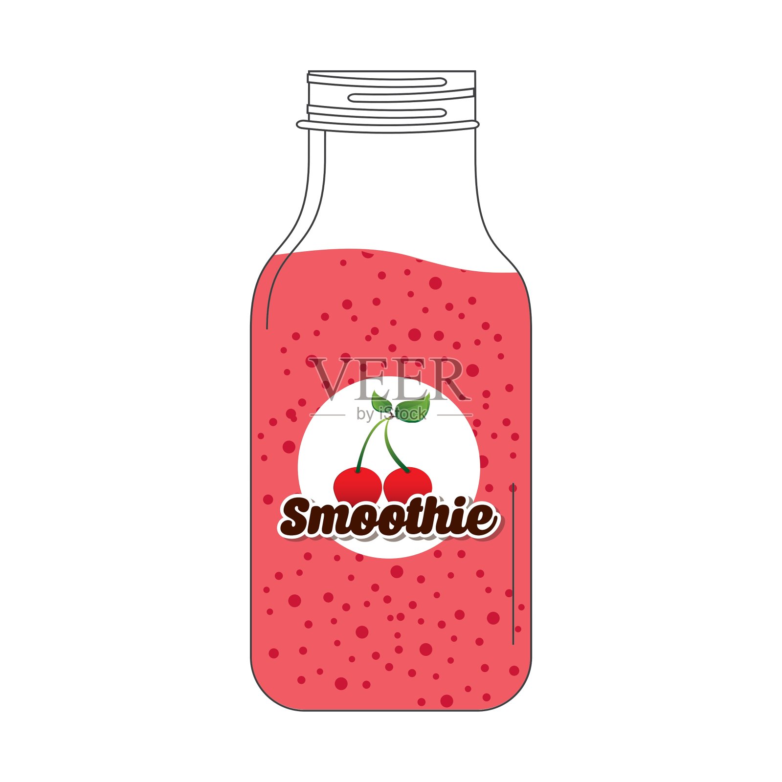 水果冰沙设计元素图片