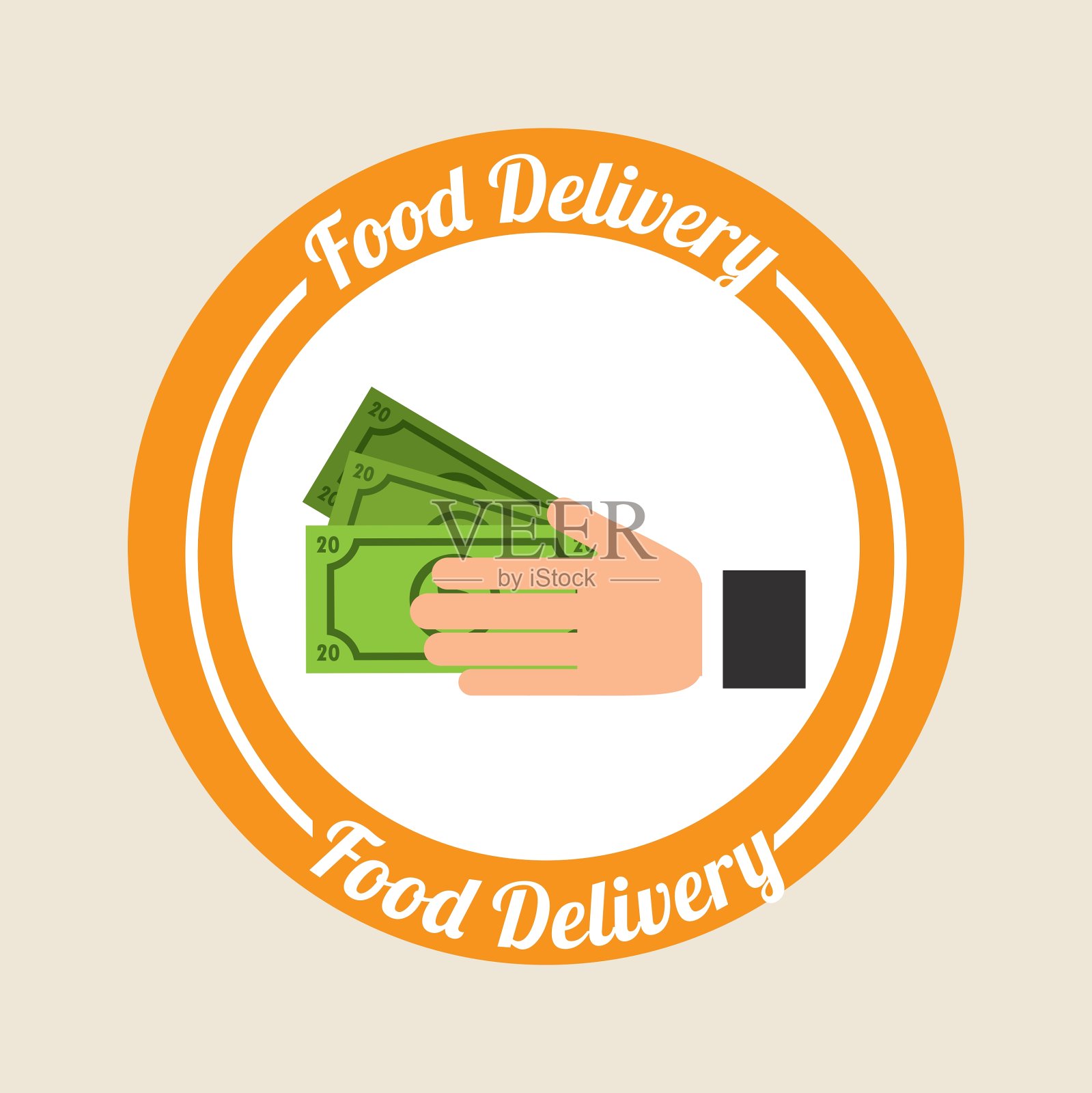 食品外卖插画图片素材