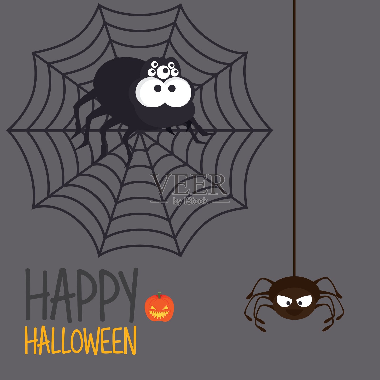 万圣节快乐设计插画图片素材