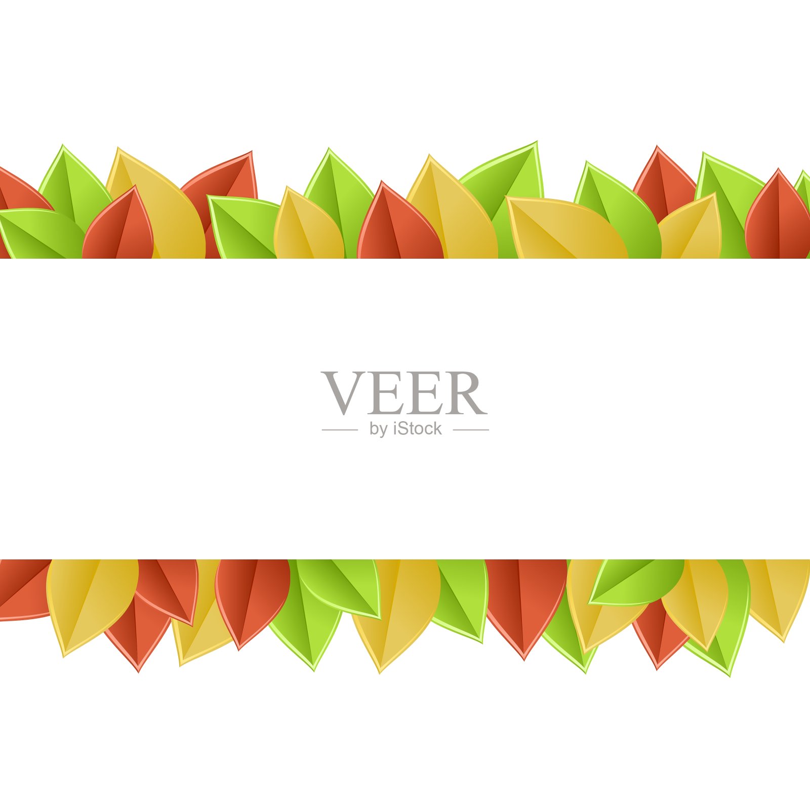 树叶秋天插画图片素材