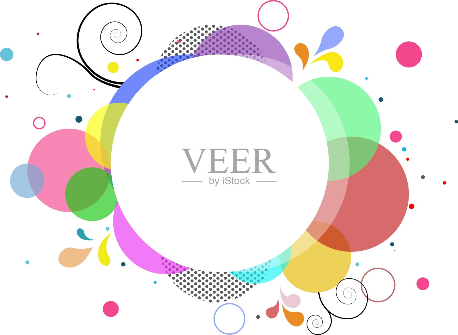 抽象框架背景插画图片素材