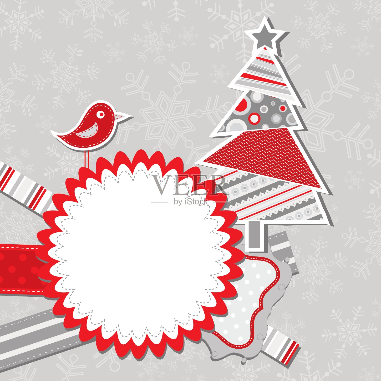 圣诞贺卡模板设计模板素材