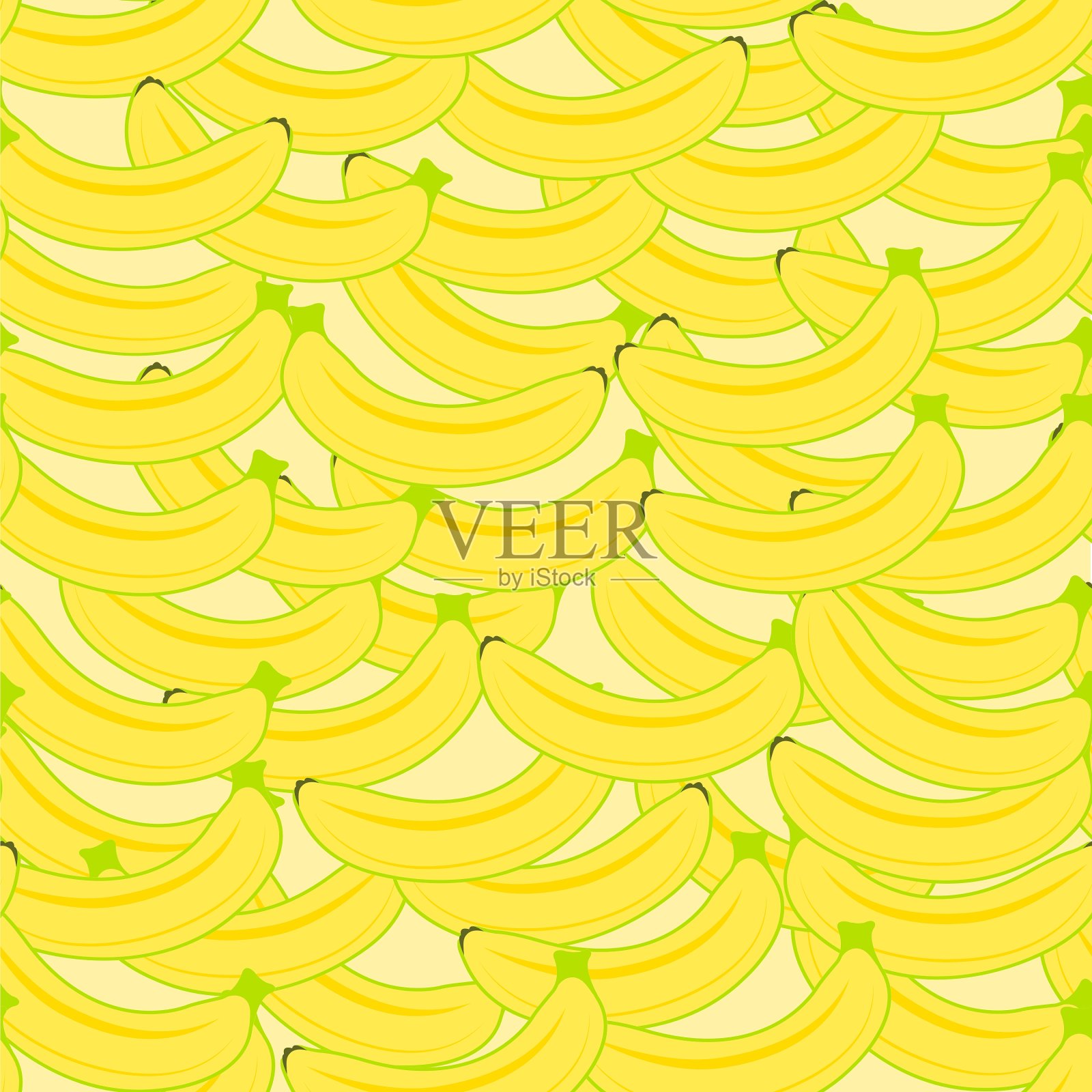 香蕉seamless2插画图片素材