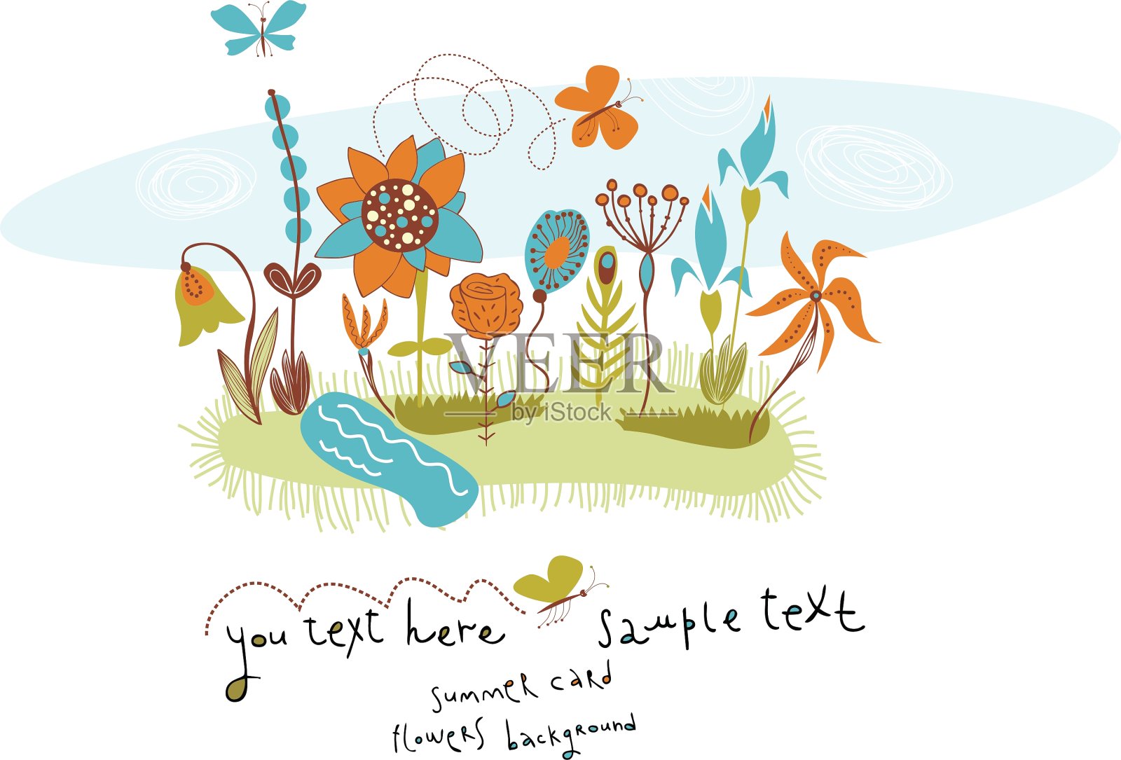 花的背景设计模板素材