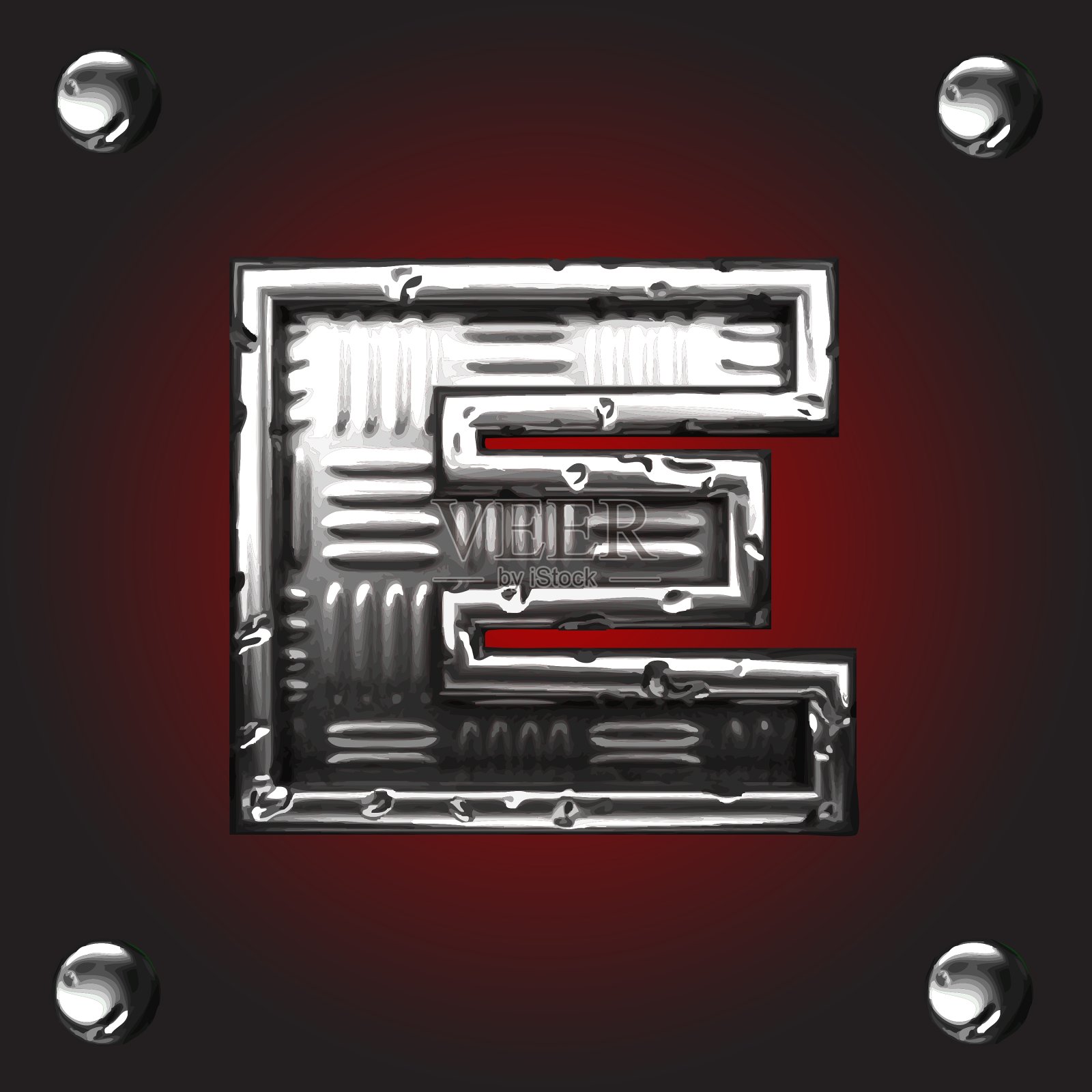 金属图插画图片素材