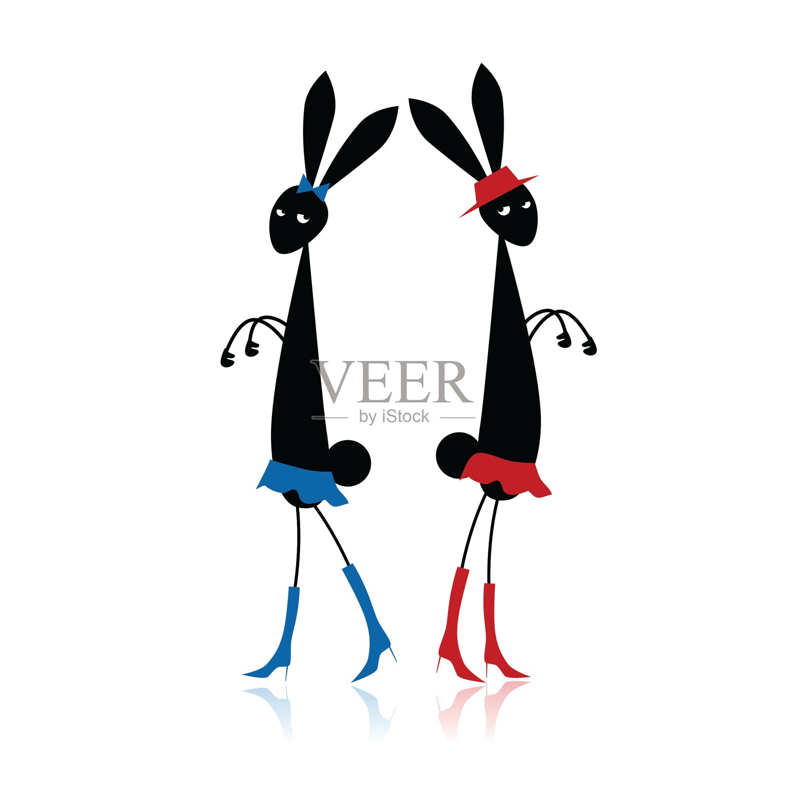 兔子设计元素图片