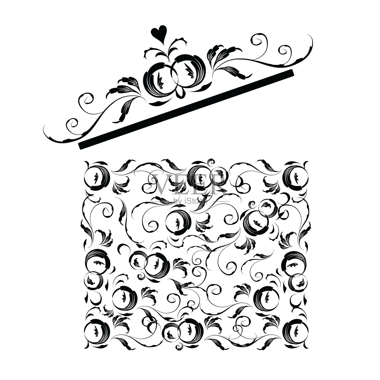 礼物盒设计元素图片