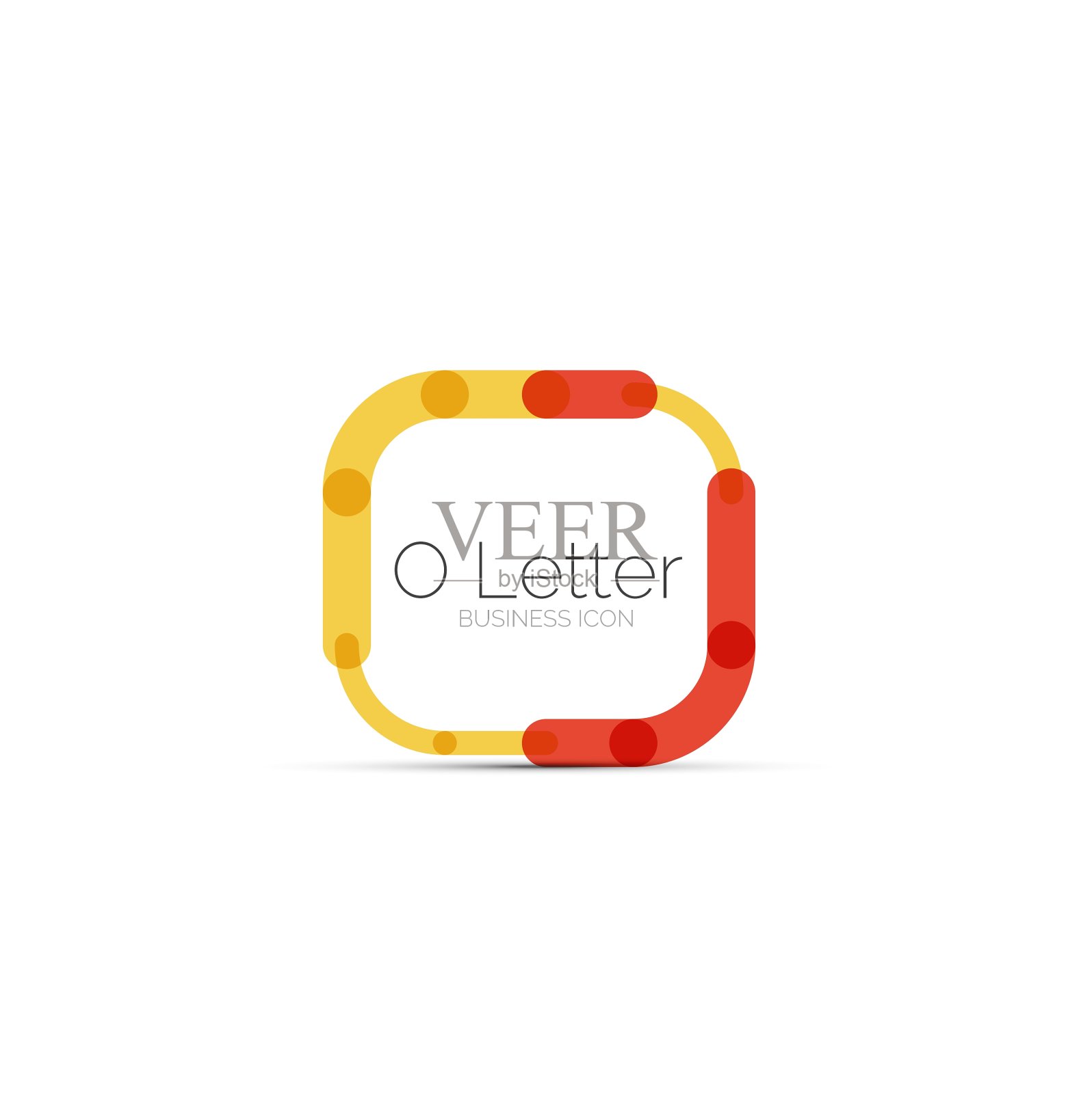 最小字体或字母标志设计图标素材