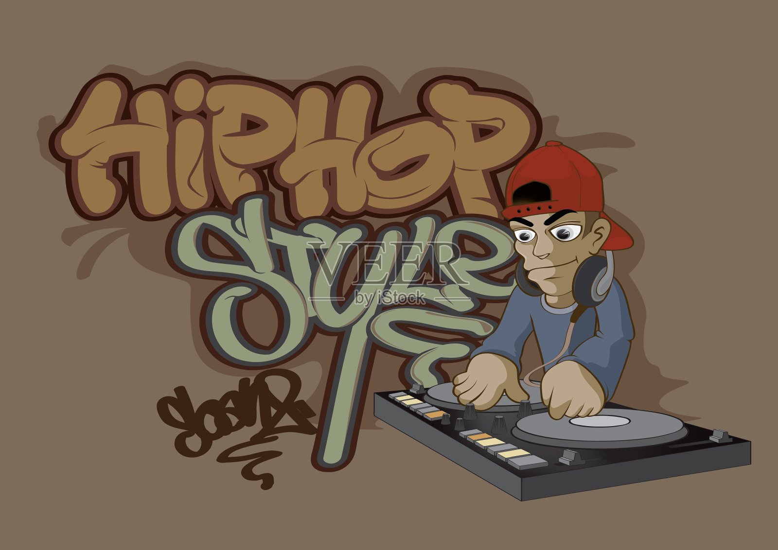 嘻哈1设计元素图片