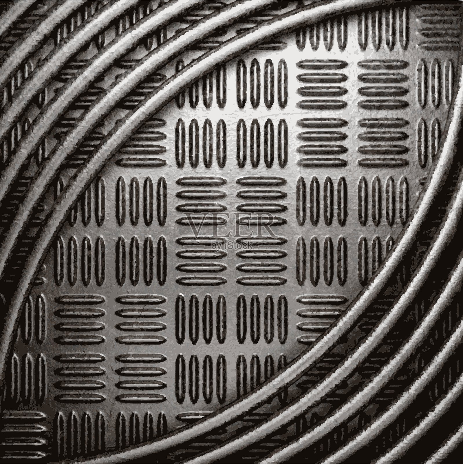 金属墙面背景插画图片素材