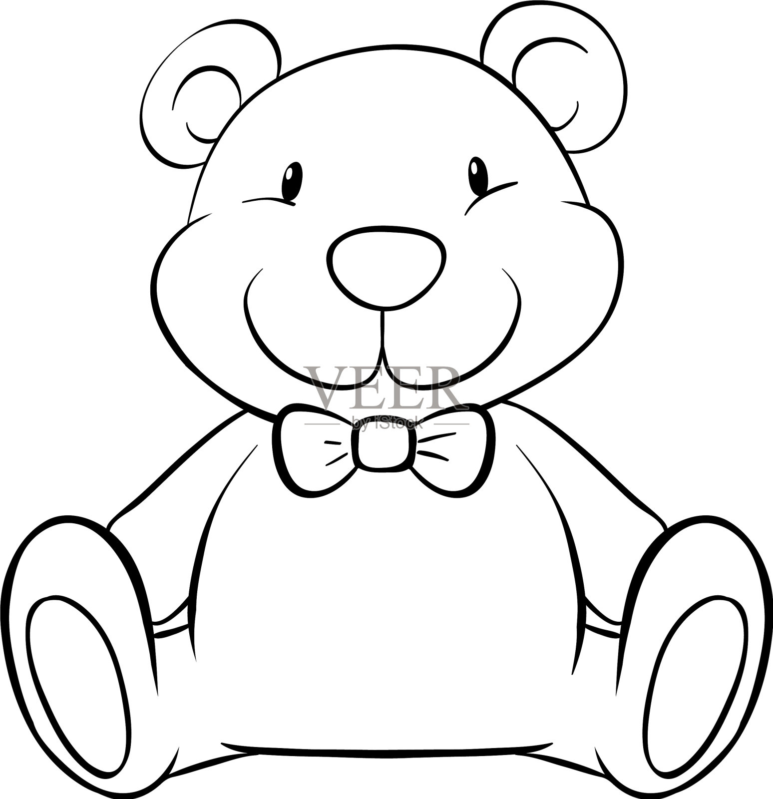 泰迪熊设计元素图片