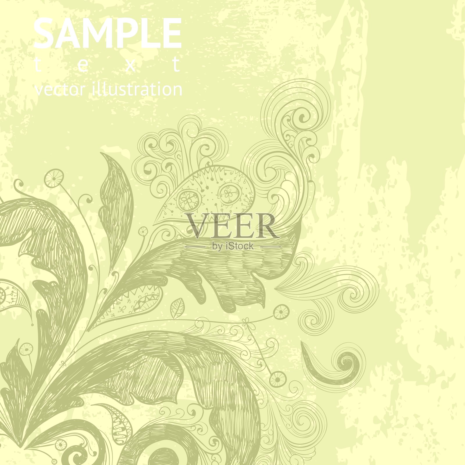 乡村的背景插画图片素材